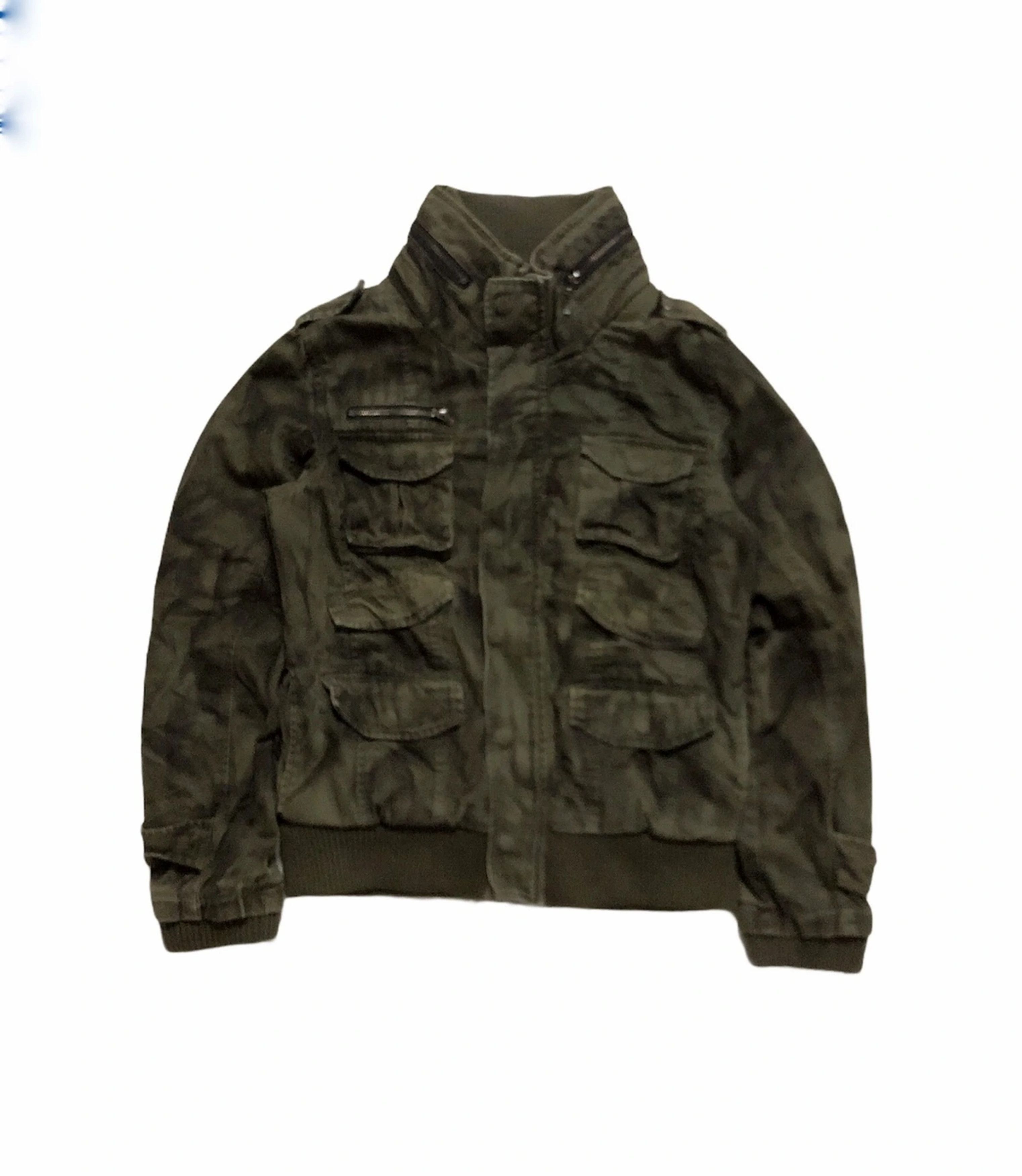 Vintage V Men Military Styles Multi Pocket Jacket Size US M / EU 48-50 / 2 - 1 Thumbnail