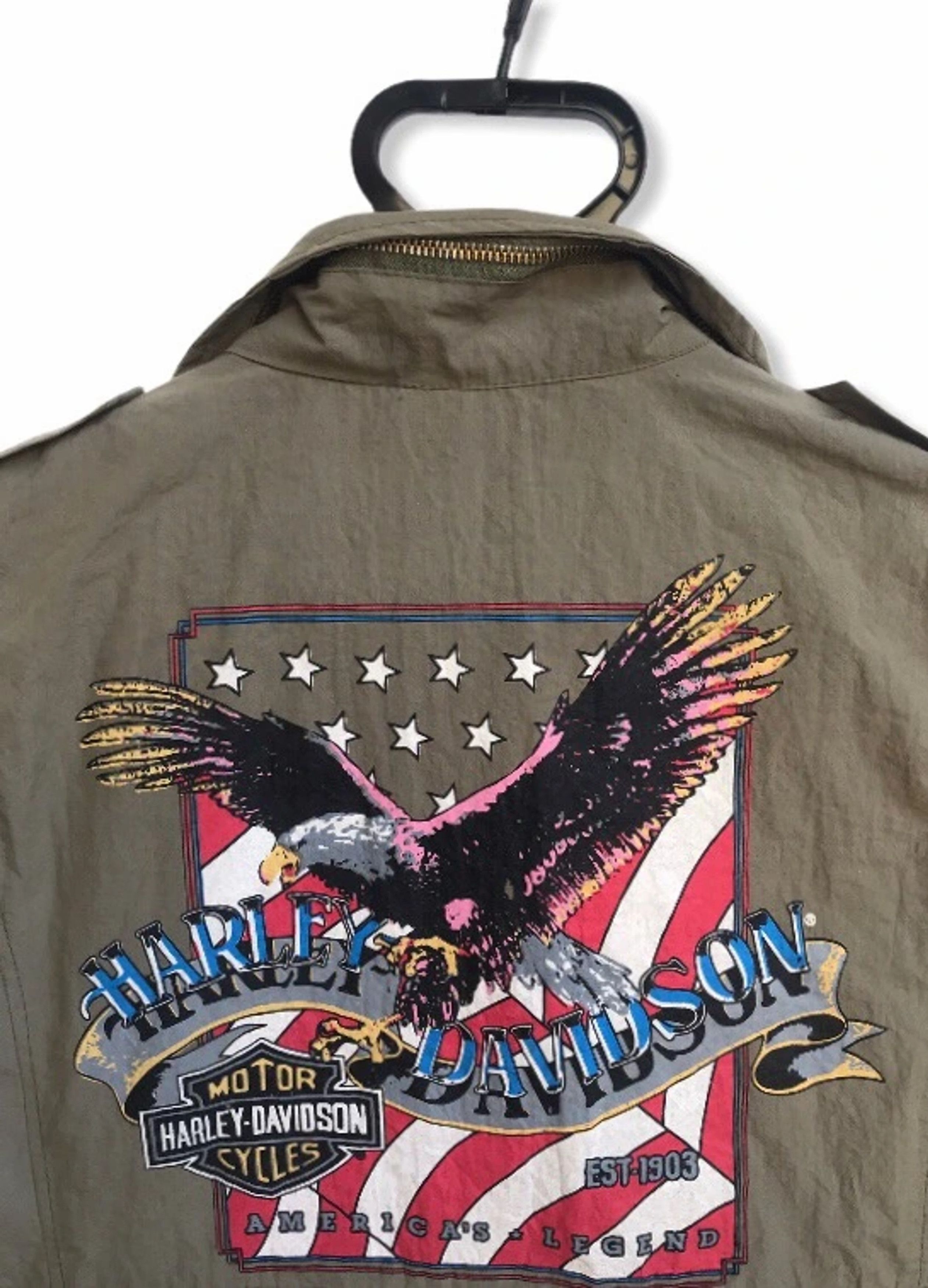 Harley Davidson Harley Davidson Multi Pocket Button Flap And Zipper Vests Size US M / EU 48-50 / 2 - 4 Thumbnail