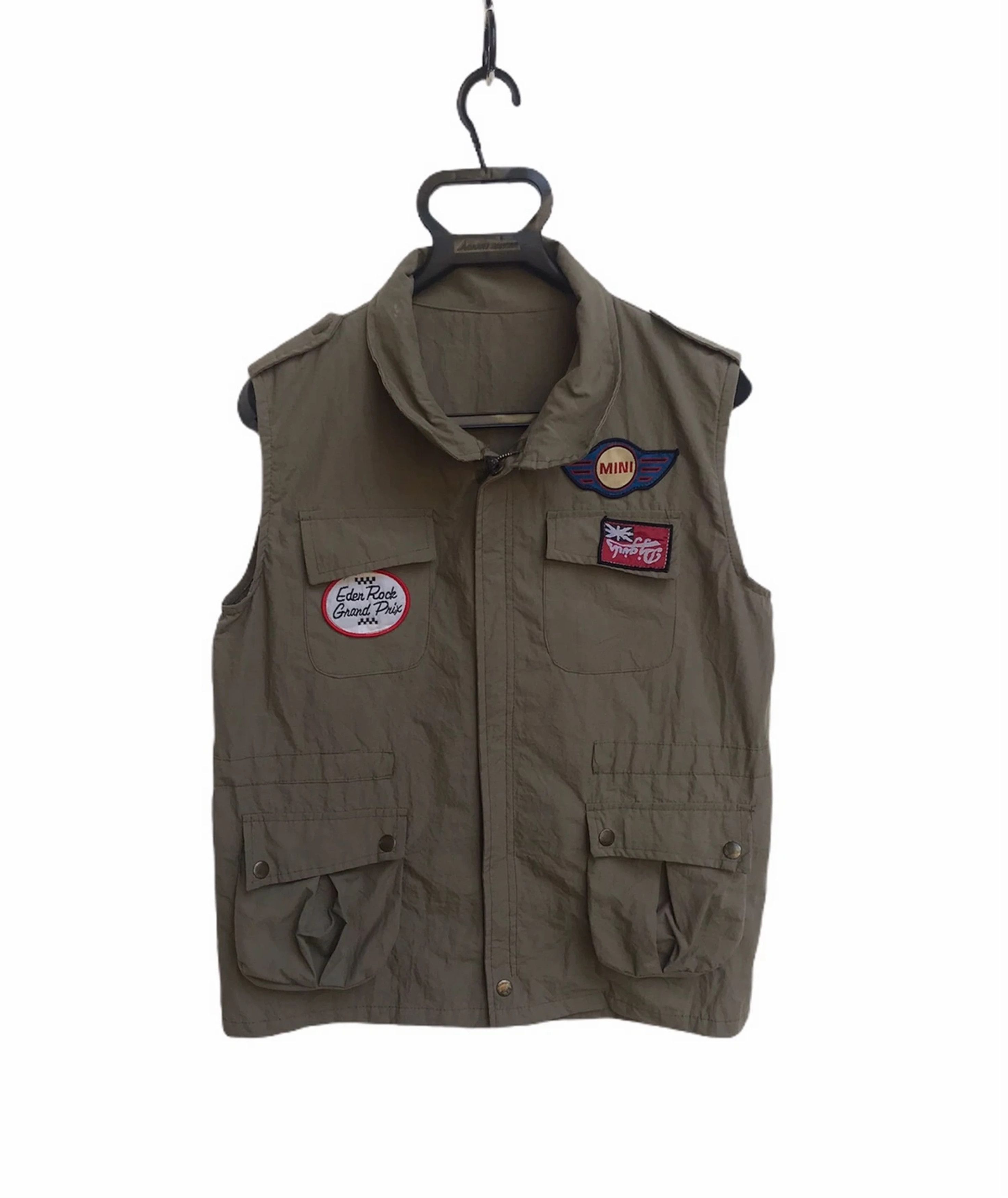 Harley Davidson Multi Pocket Button Flap And Zipper Vests