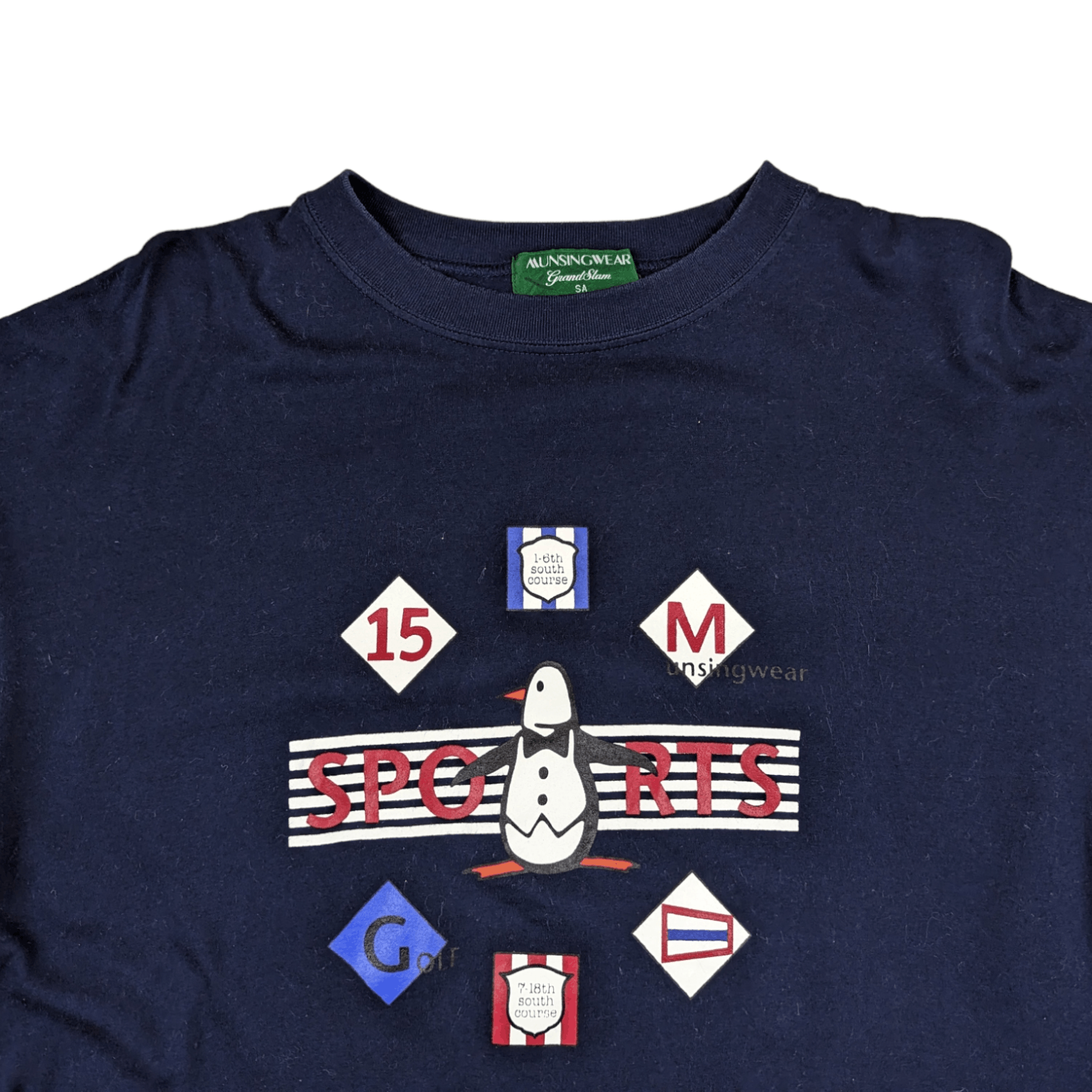 Grand Slam × Vintage 90's MUSINGWEAR Grand Slam Tennis T-Shirt Single Stitches Size US M / EU 48-50 / 2 - 4 Thumbnail