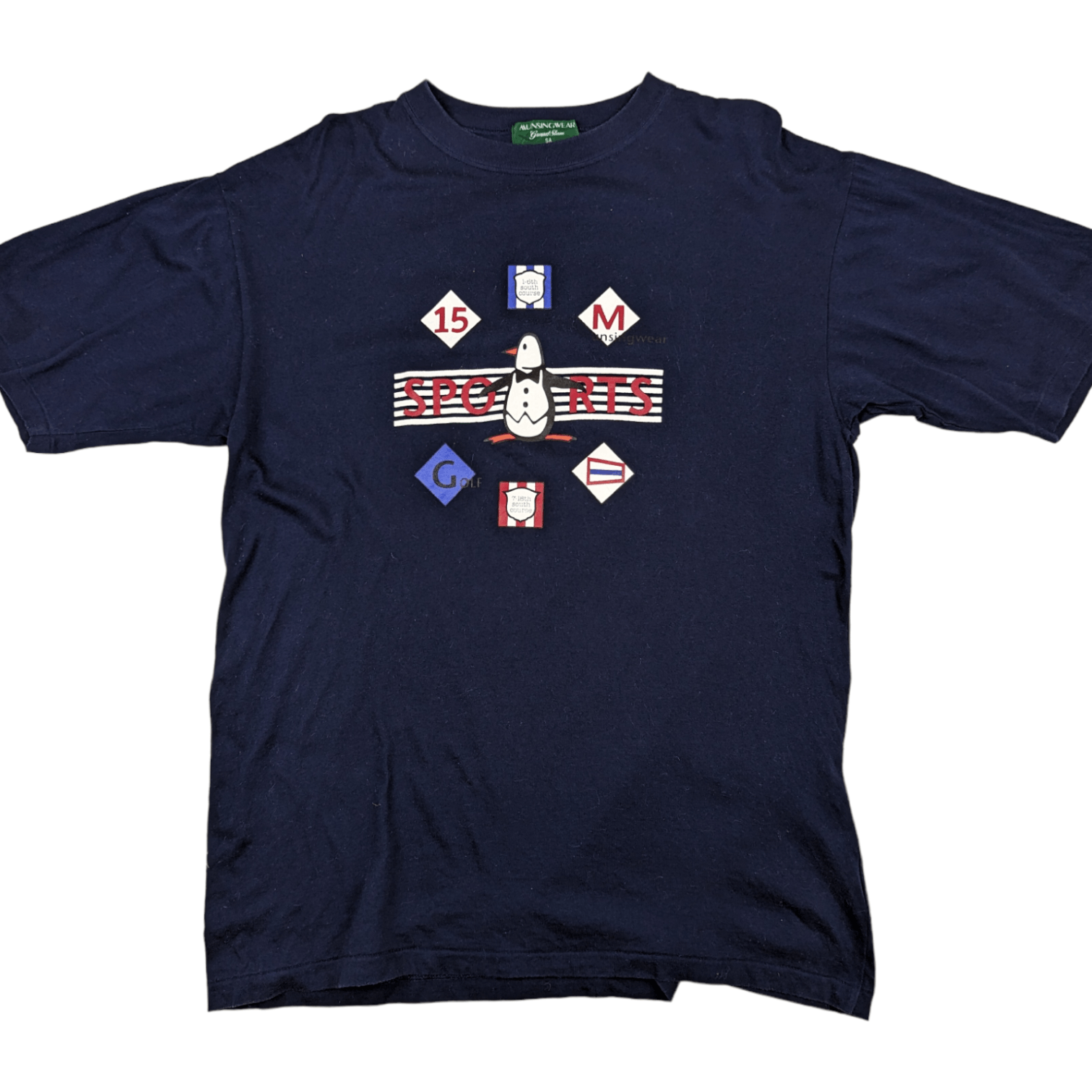 Grand Slam × Vintage 90's MUSINGWEAR Grand Slam Tennis T-Shirt Single Stitches Size US M / EU 48-50 / 2 - 3 Thumbnail