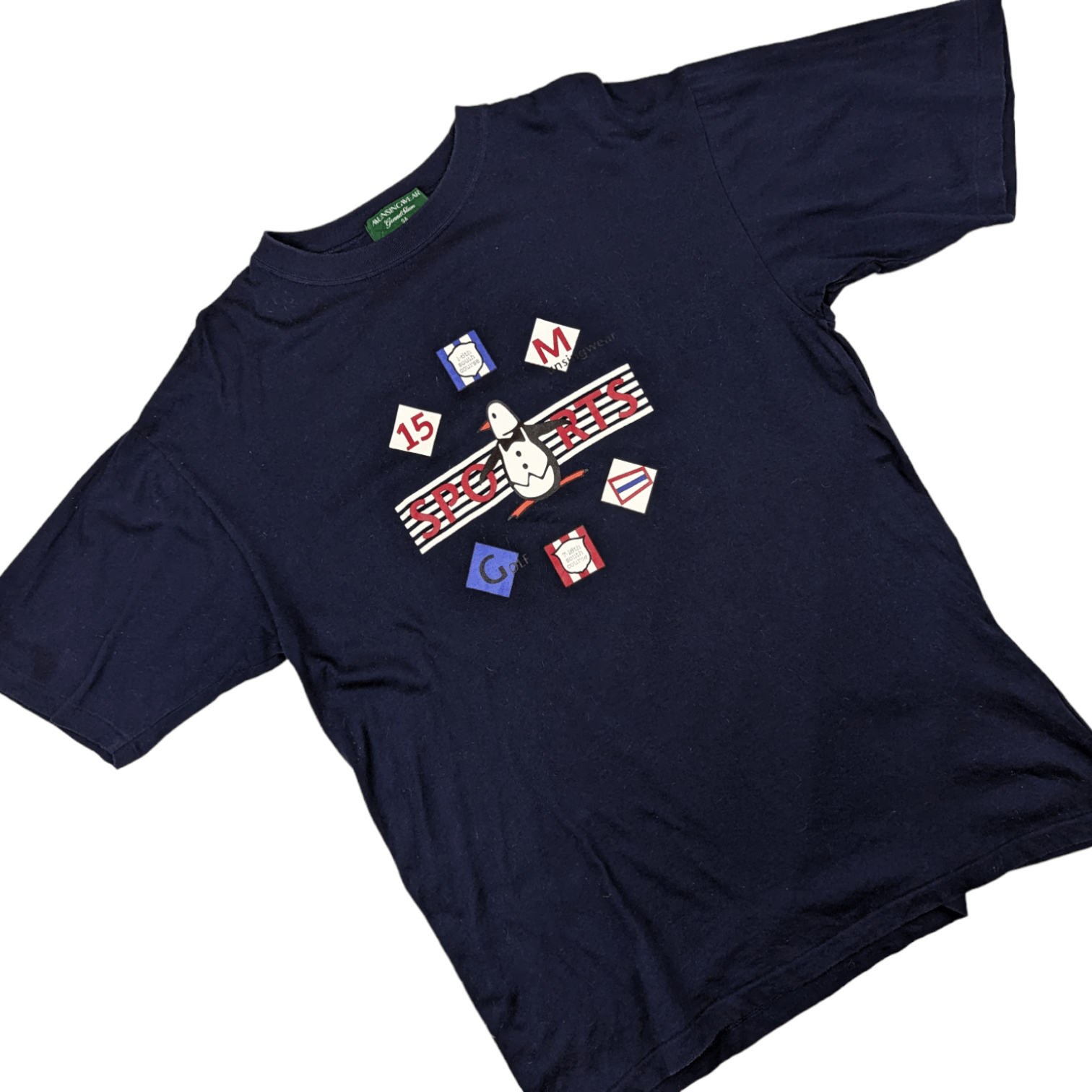 Grand Slam × Vintage 90's MUSINGWEAR Grand Slam Tennis T-Shirt Single Stitches Size US M / EU 48-50 / 2 - 2 Thumbnail