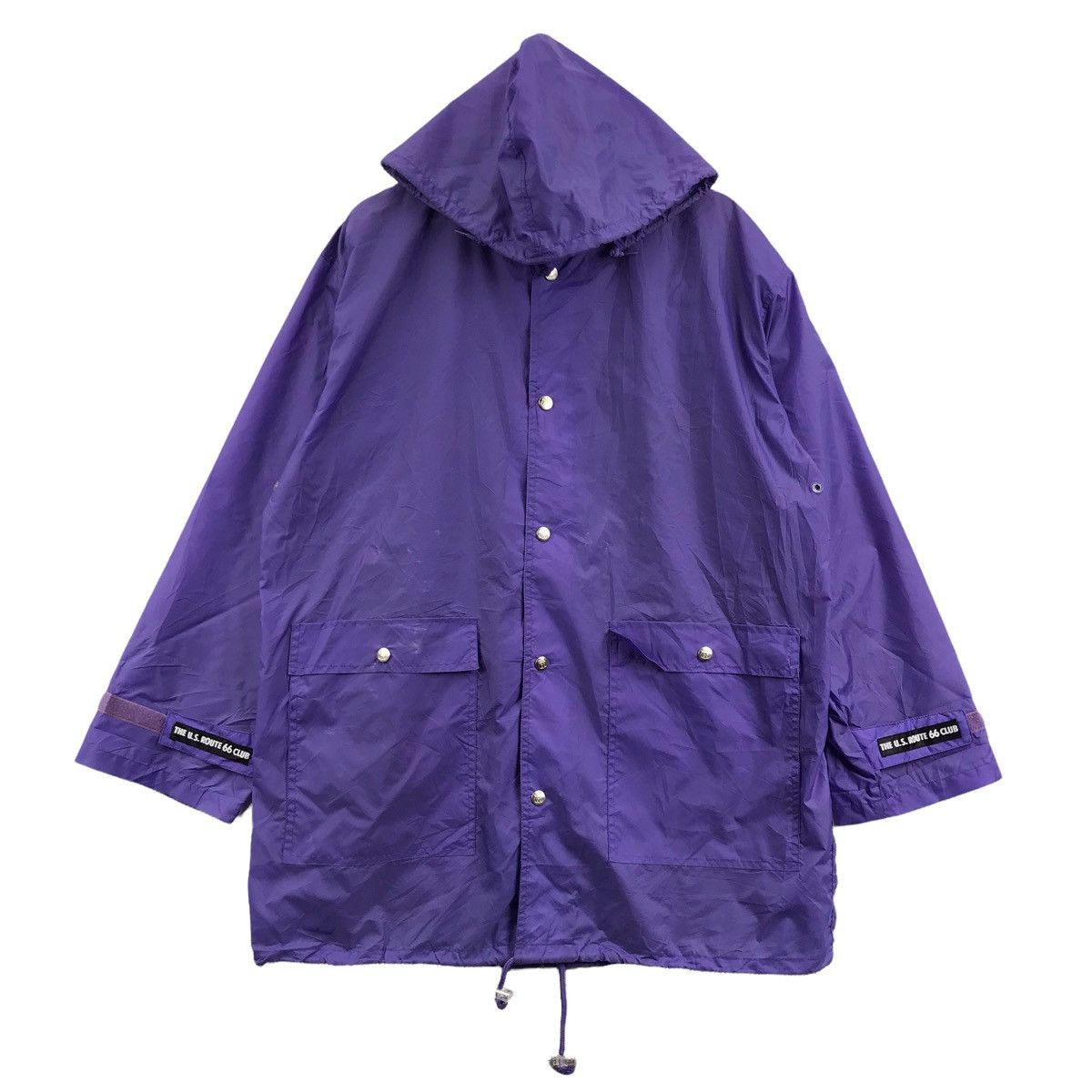 Route 66 Vintage US ROUTE 66 Club Bomber Hooded Coach Jacket Size US XL / EU 56 / 4 - 3 Thumbnail