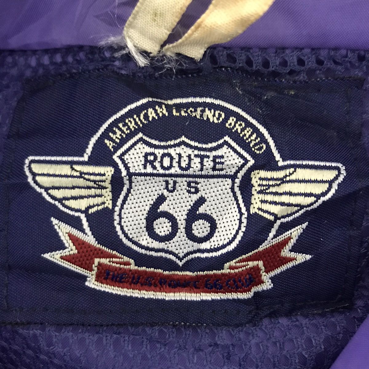 Route 66 Vintage US ROUTE 66 Club Bomber Hooded Coach Jacket Size US XL / EU 56 / 4 - 7 Thumbnail