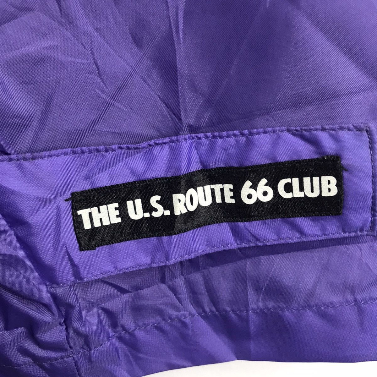 Route 66 Vintage US ROUTE 66 Club Bomber Hooded Coach Jacket Size US XL / EU 56 / 4 - 6 Thumbnail