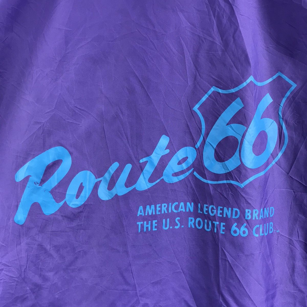 Route 66 Vintage US ROUTE 66 Club Bomber Hooded Coach Jacket Size US XL / EU 56 / 4 - 2 Thumbnail