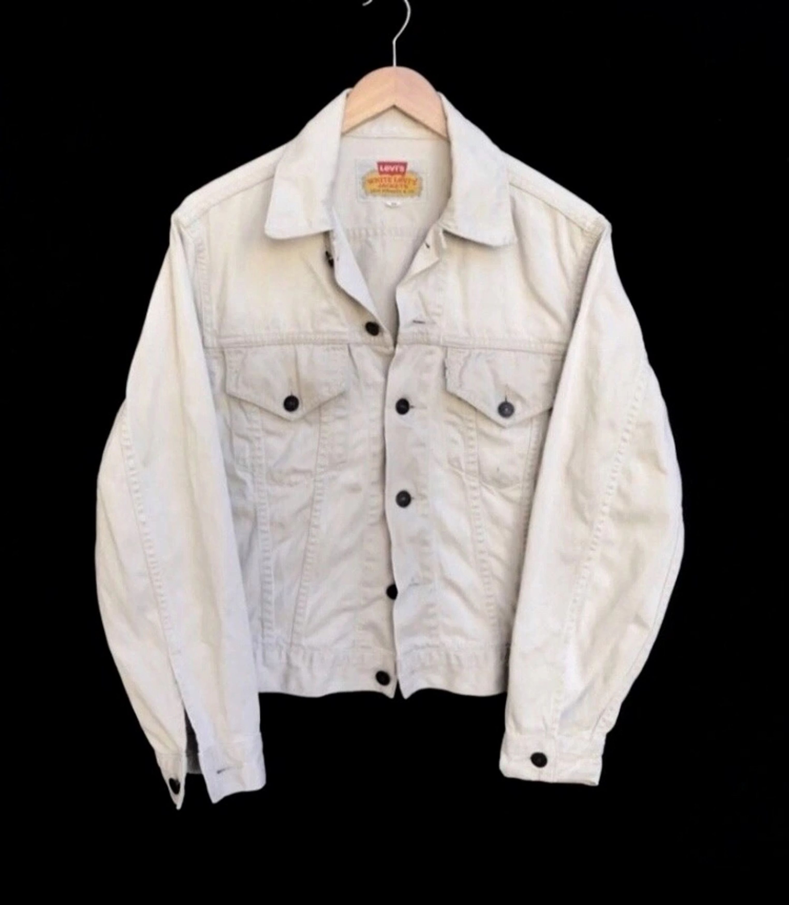 Levi's × Levi's Vintage Clothing Levi's White Denim Jacket Size US S / EU 44-46 / 1 - 3 Thumbnail