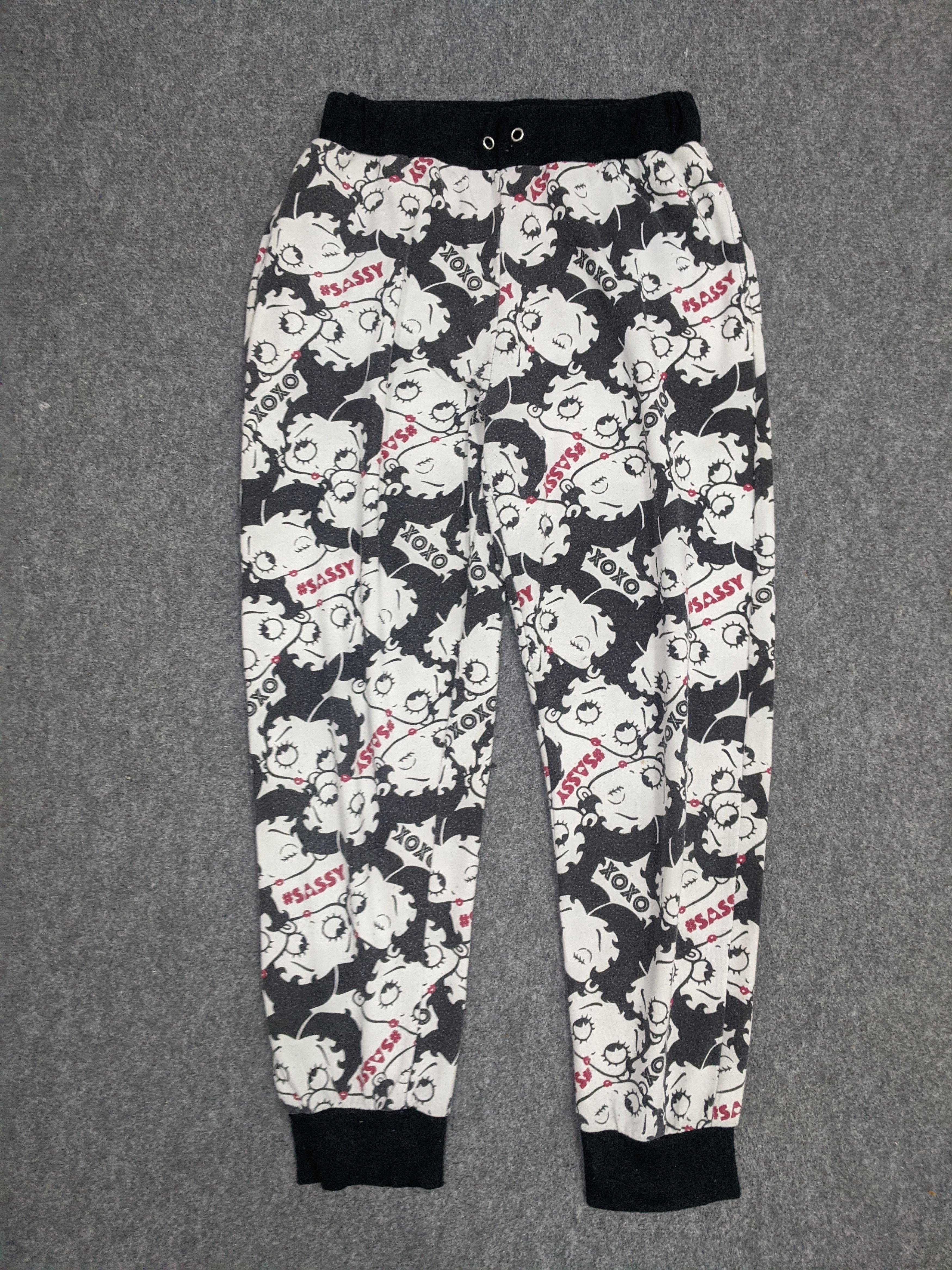 Cartoon Network Vintage Betty Boop Animated Jogger Pant TP0009 Size US 26 / EU 42 - 1 Thumbnail
