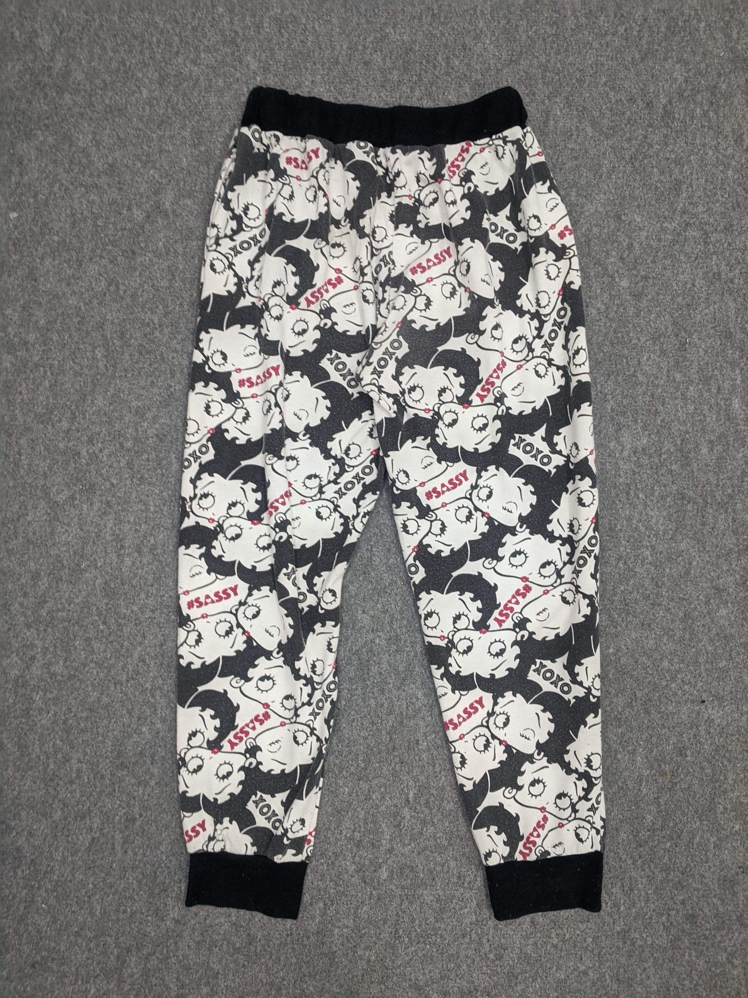 Cartoon Network Vintage Betty Boop Animated Jogger Pant TP0009 Size US 26 / EU 42 - 3 Thumbnail