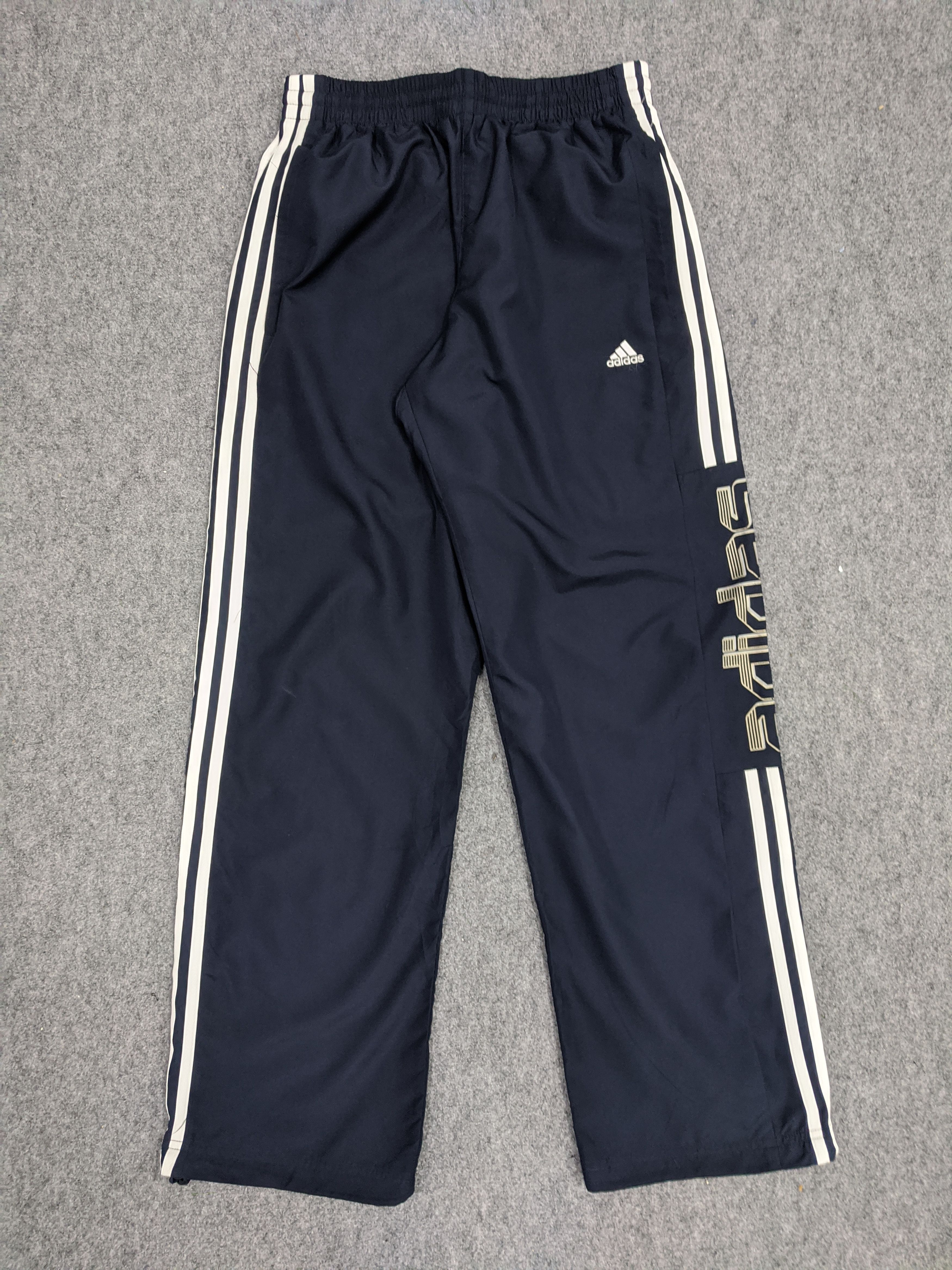 Adidas Vintage 90s Adidas Nylon Tracksuit Pant TP0004 Size US 26 / EU 42 - 1 Thumbnail