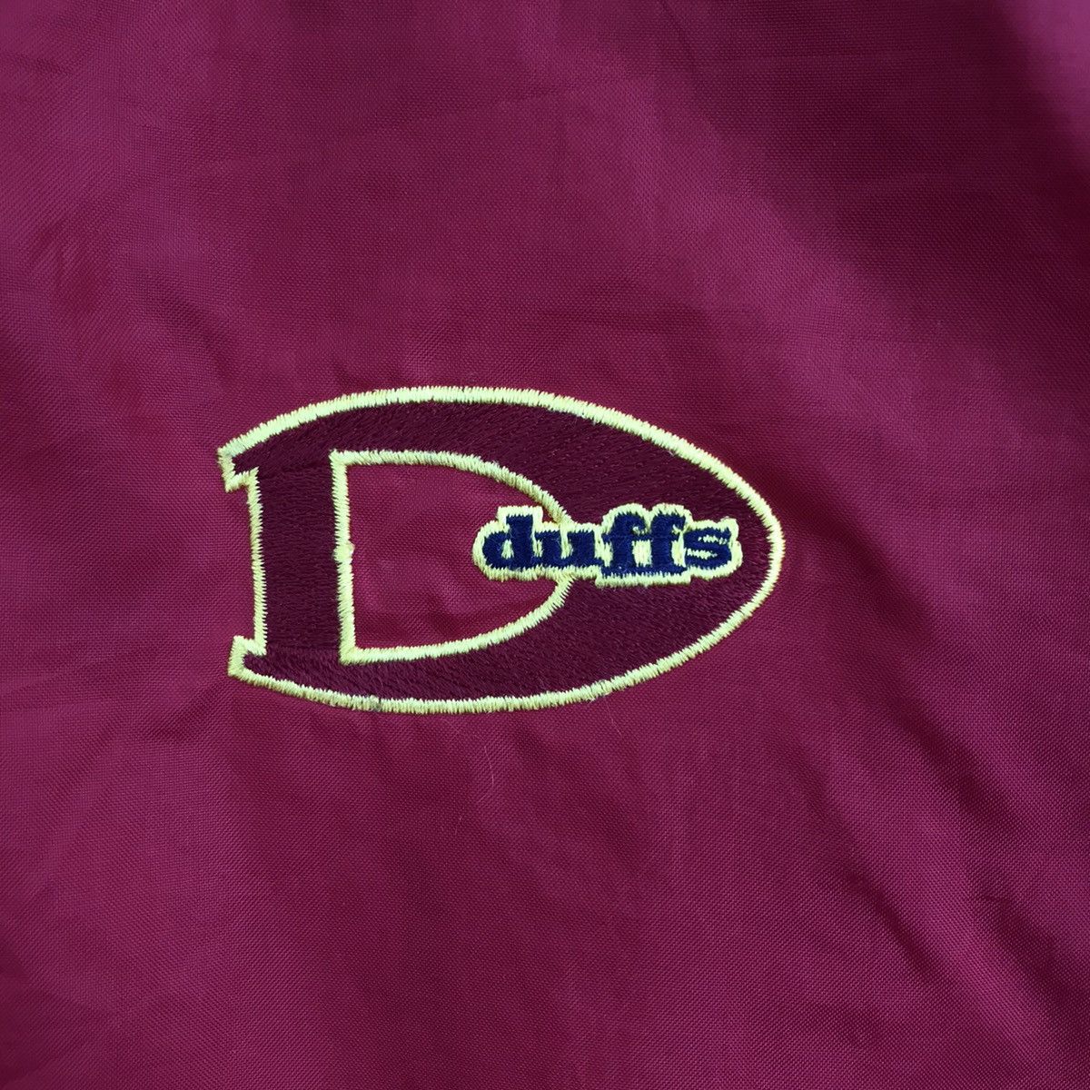 Vintage Vintage DUFFS SKATEBOARD Skate Red Bomber Coach Jacket Size US M / EU 48-50 / 2 - 3 Thumbnail