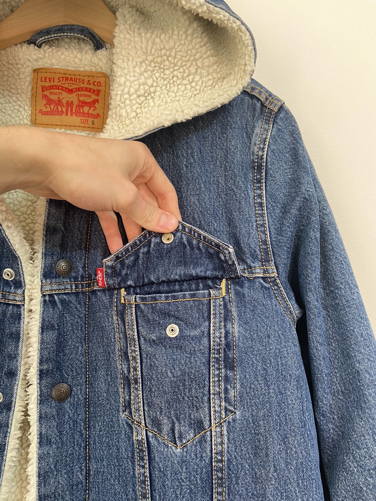 Levi's Levi’s Sherpa Denim Jacket Size US S / EU 44-46 / 1 - 23 Thumbnail