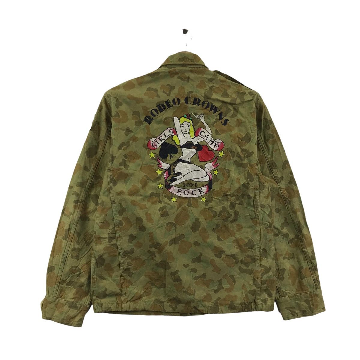 Other RODEO CROWNS Girls Camp Rock Duck Camo Military Japan Jacket Size US S / EU 44-46 / 1 - 1 Thumbnail