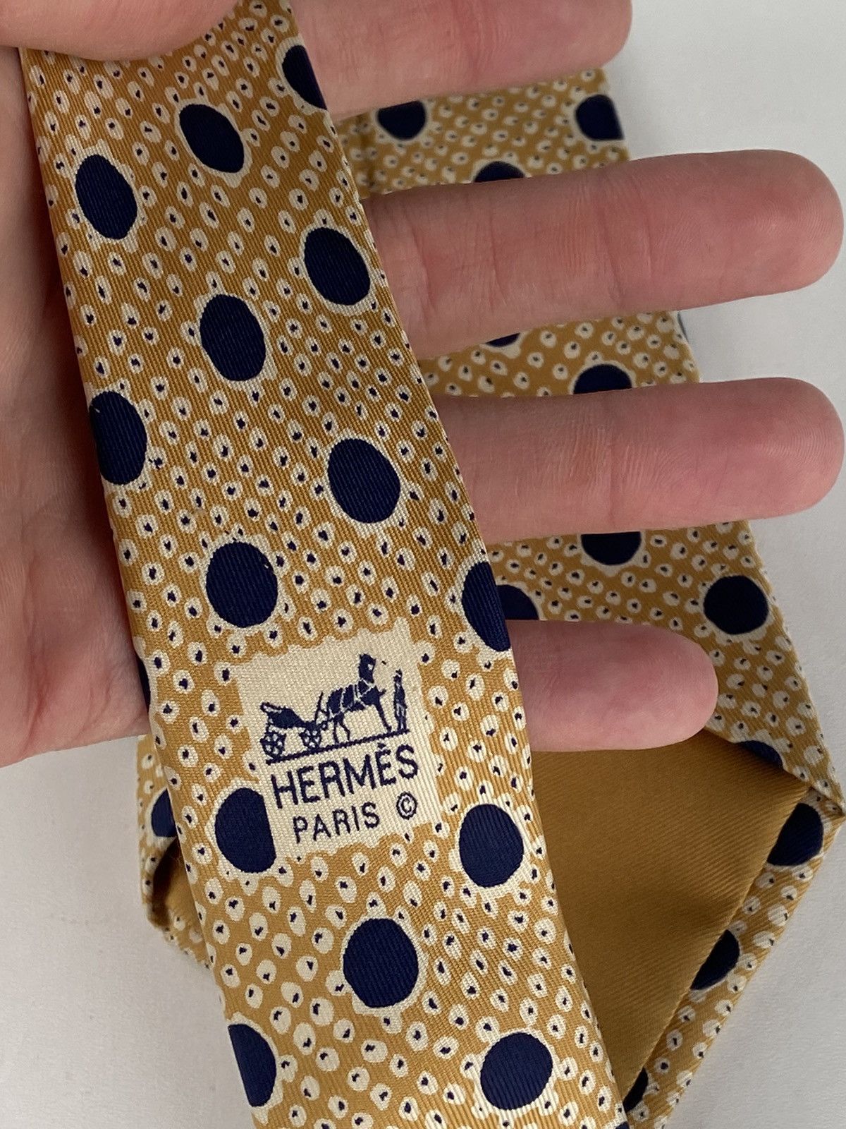 Hermes Hermes tie red 100% silk Size ONE SIZE - 10 Thumbnail