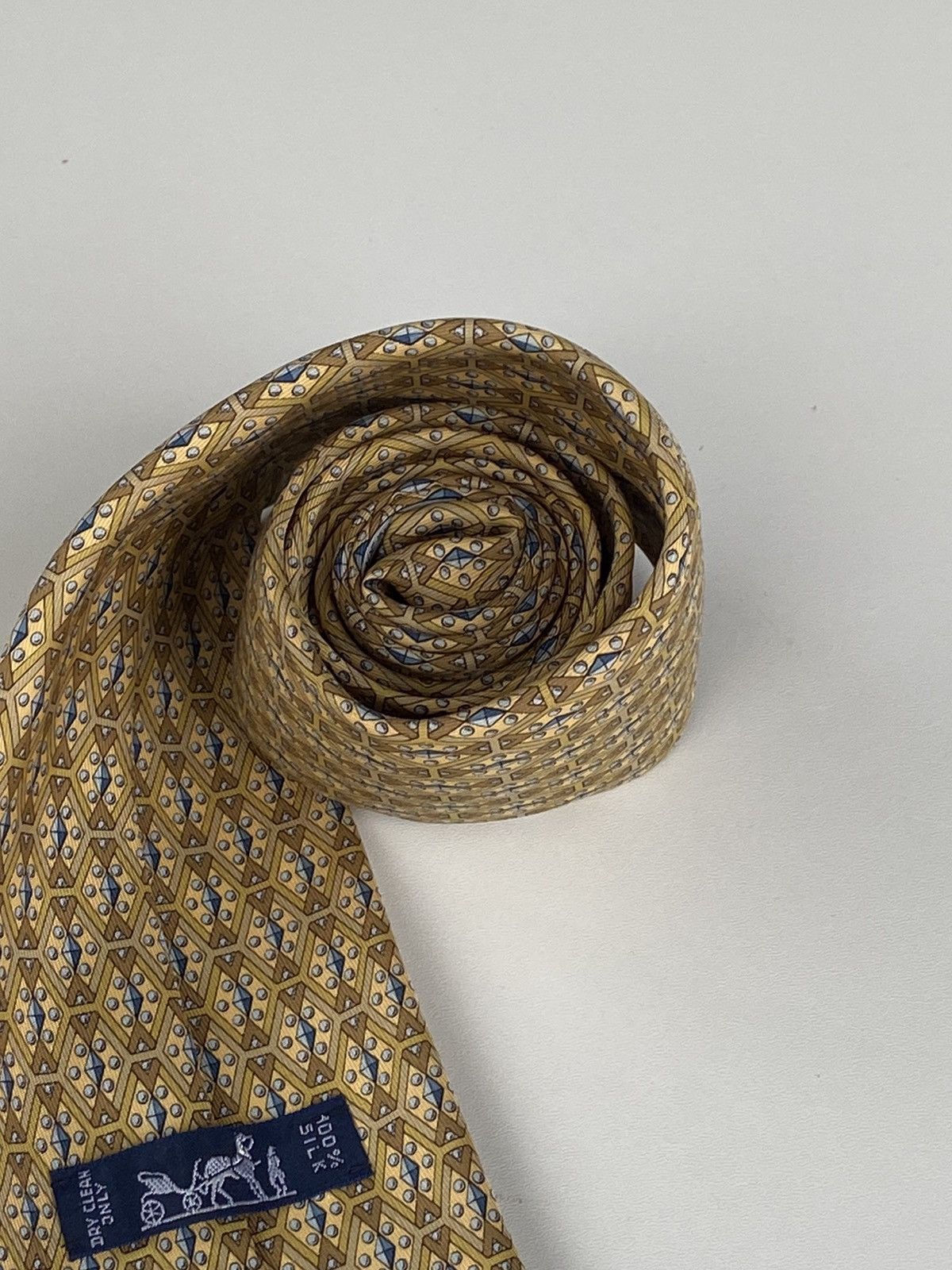 Hermes Hermes tie red 100% silk Size ONE SIZE - 9 Thumbnail