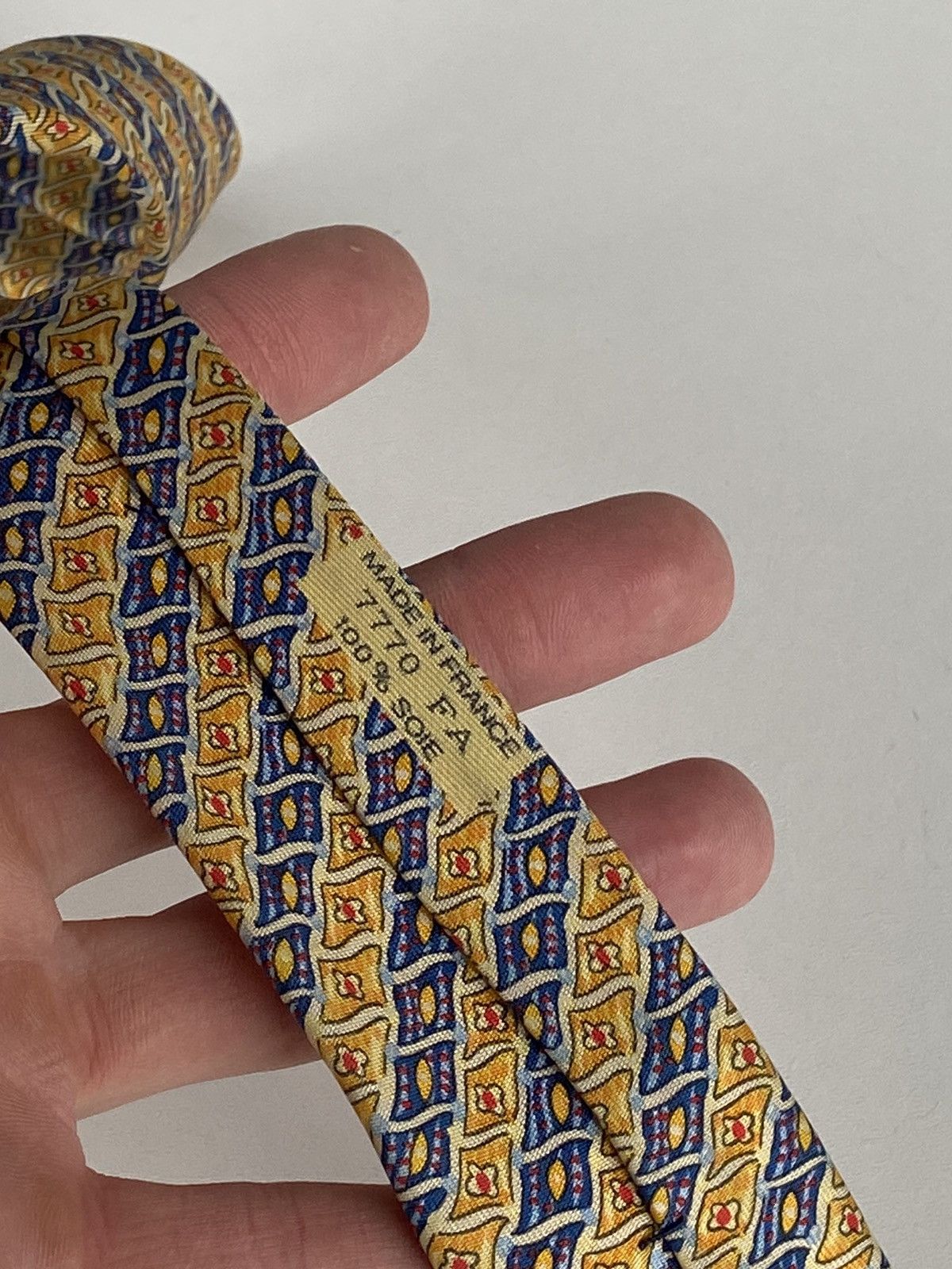 Hermes Hermes tie red 100% silk Size ONE SIZE - 10 Thumbnail