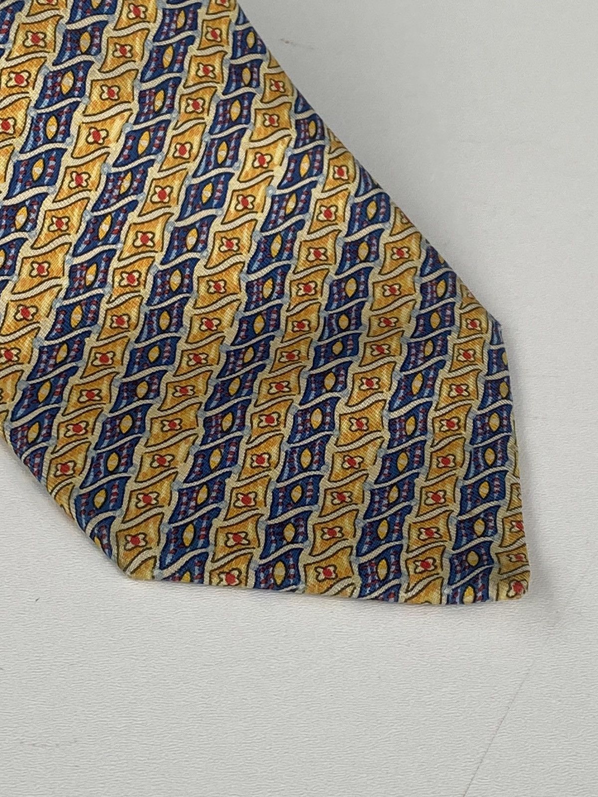 Hermes Hermes tie red 100% silk Size ONE SIZE - 5 Thumbnail