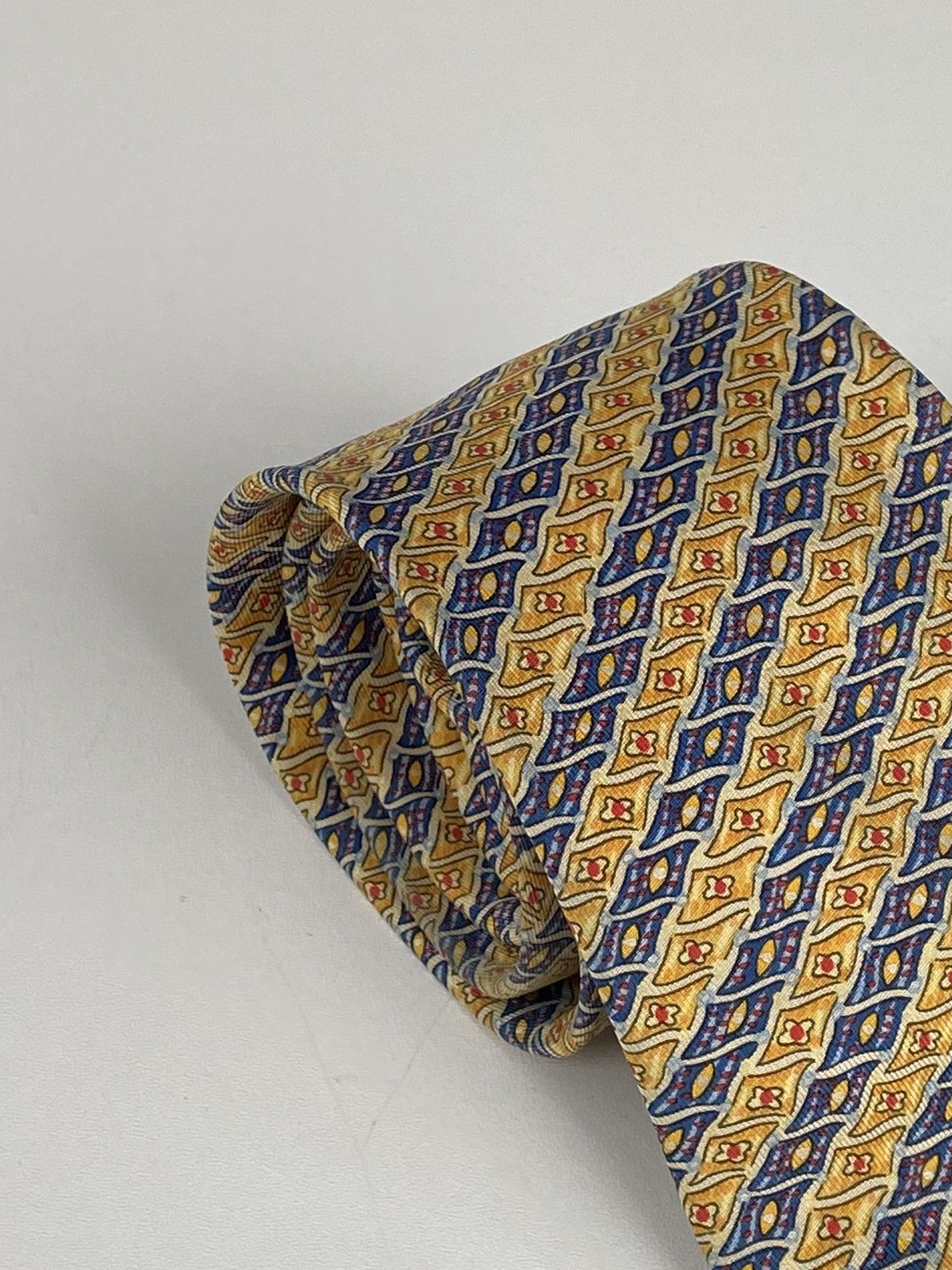 Hermes Hermes tie red 100% silk Size ONE SIZE - 3 Thumbnail