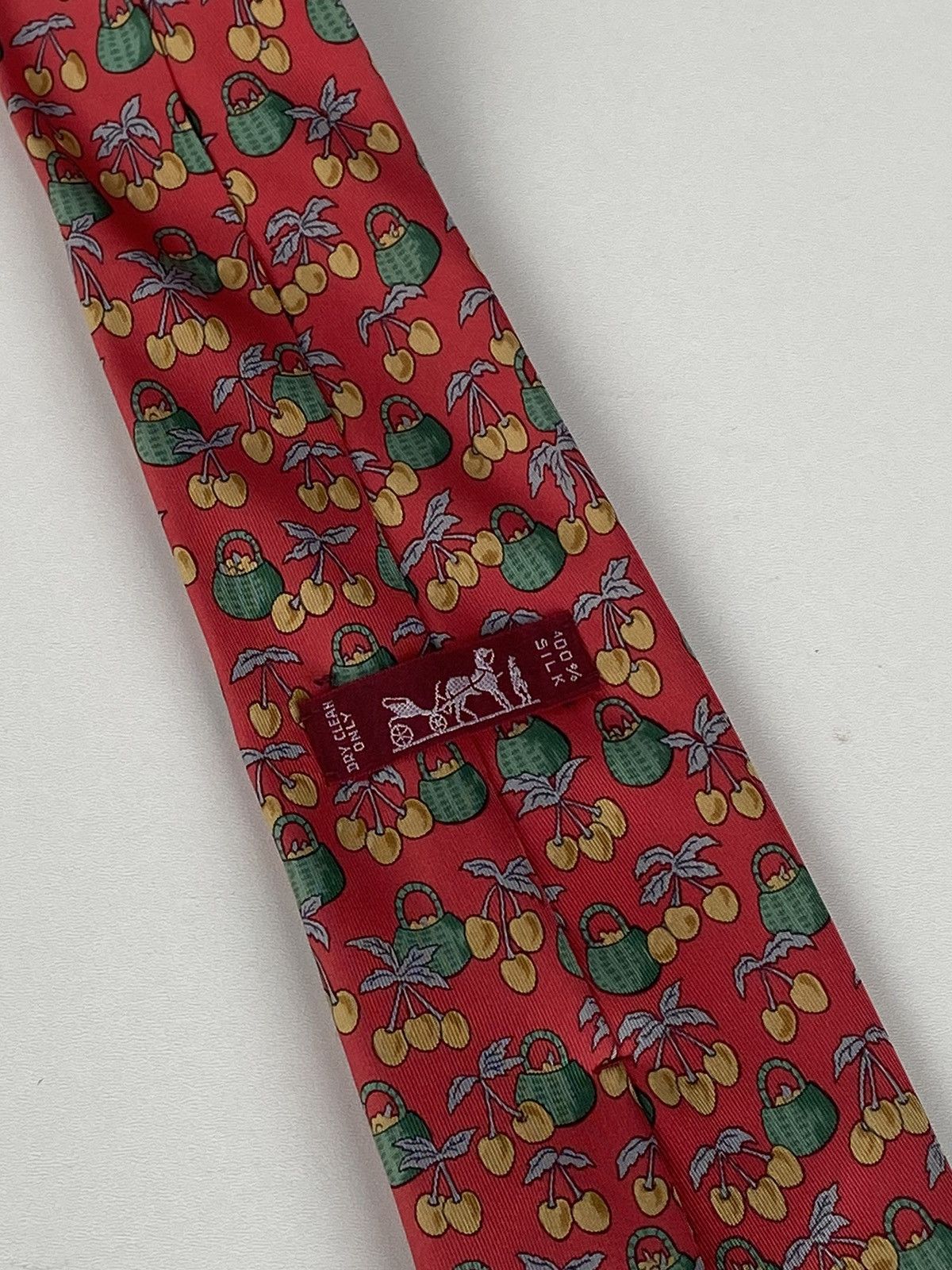 Hermes Hermes tie red 100% silk Size ONE SIZE - 8 Thumbnail