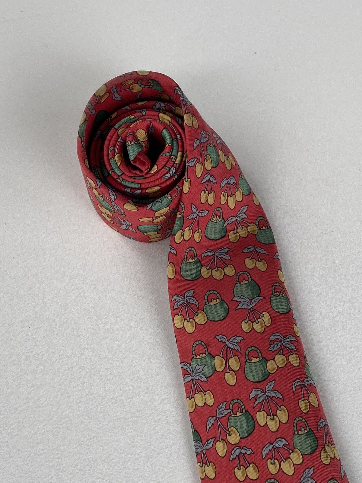 Hermes Hermes tie red 100% silk Size ONE SIZE - 6 Thumbnail