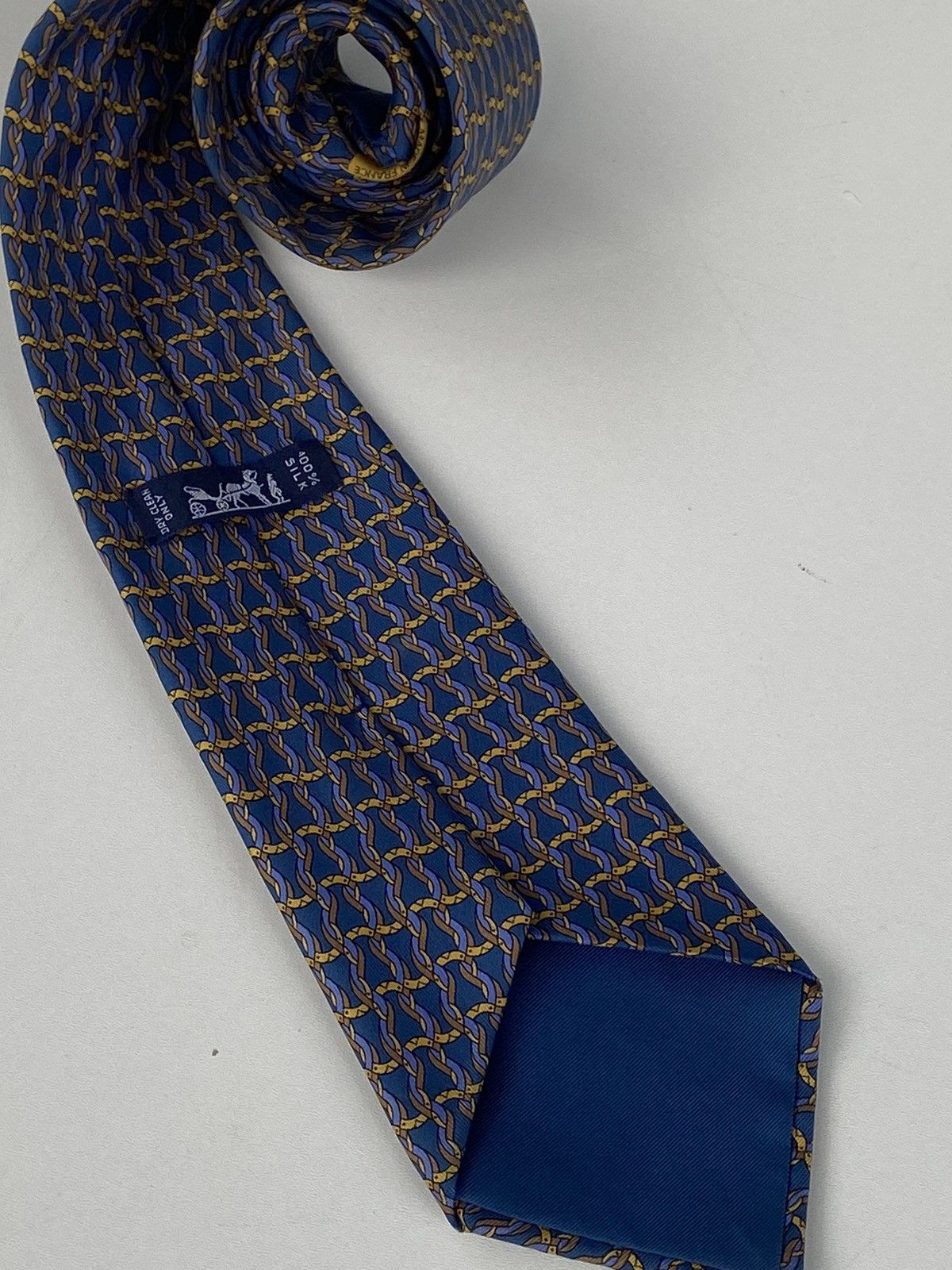 Hermes Hermes tie red 100% silk Size ONE SIZE - 5 Thumbnail