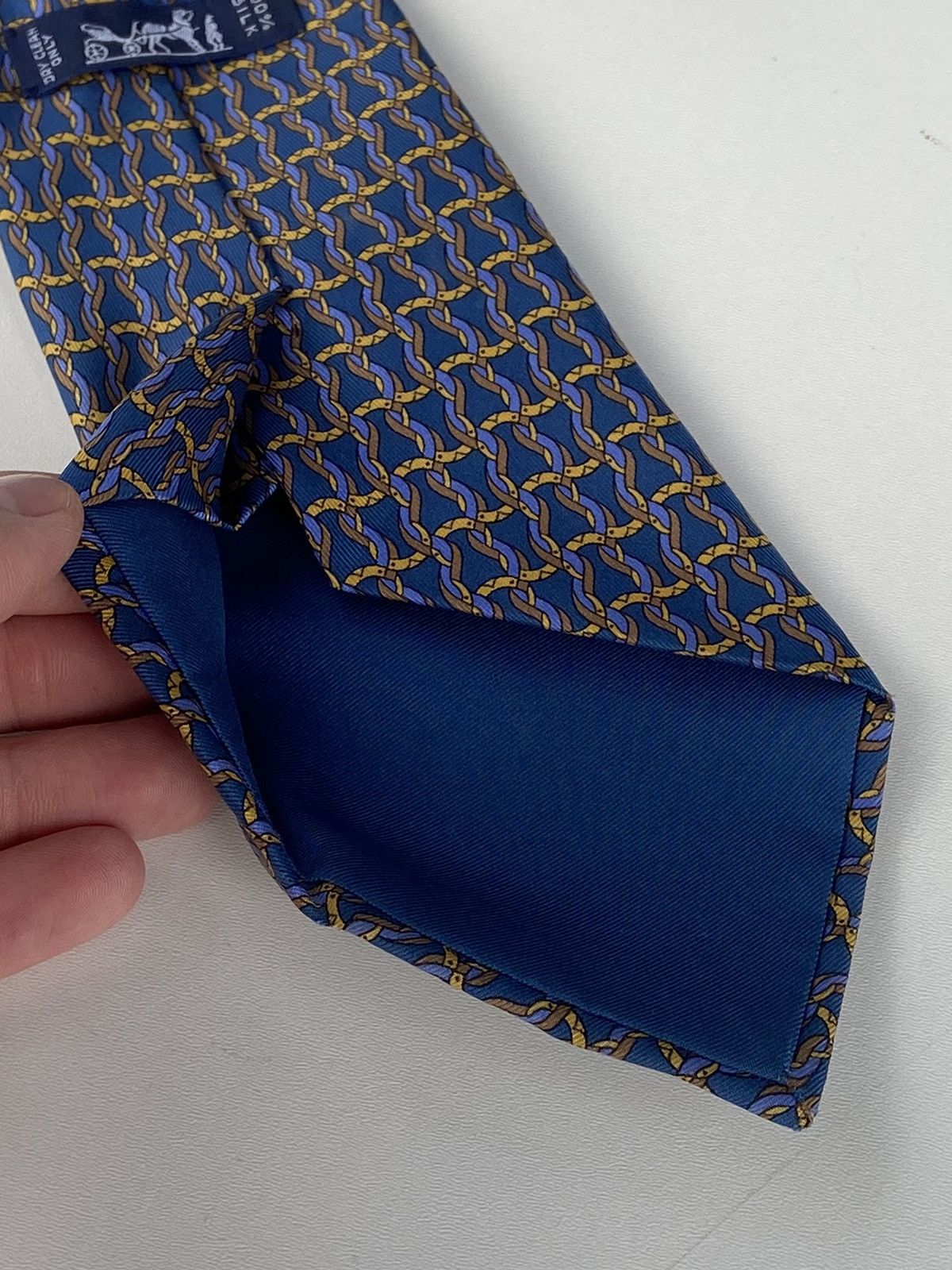 Hermes Hermes tie red 100% silk Size ONE SIZE - 9 Thumbnail
