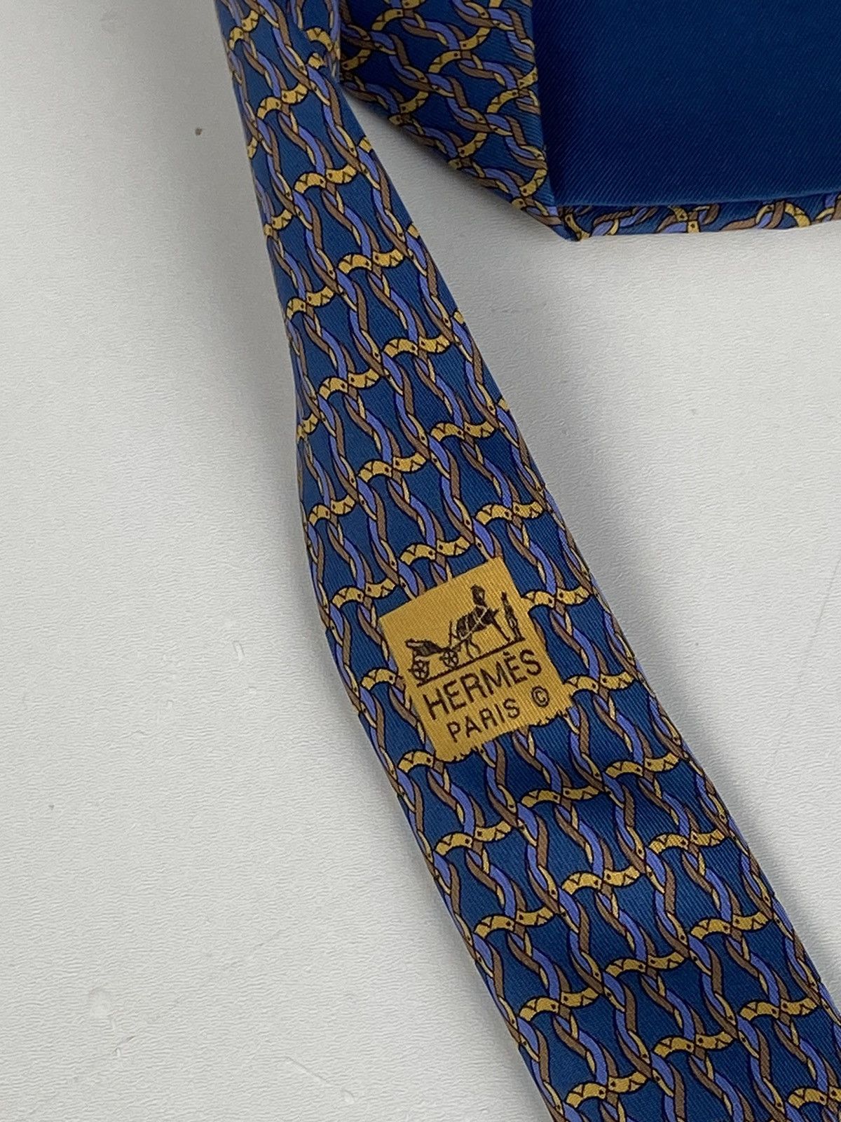 Hermes Hermes tie red 100% silk Size ONE SIZE - 11 Thumbnail