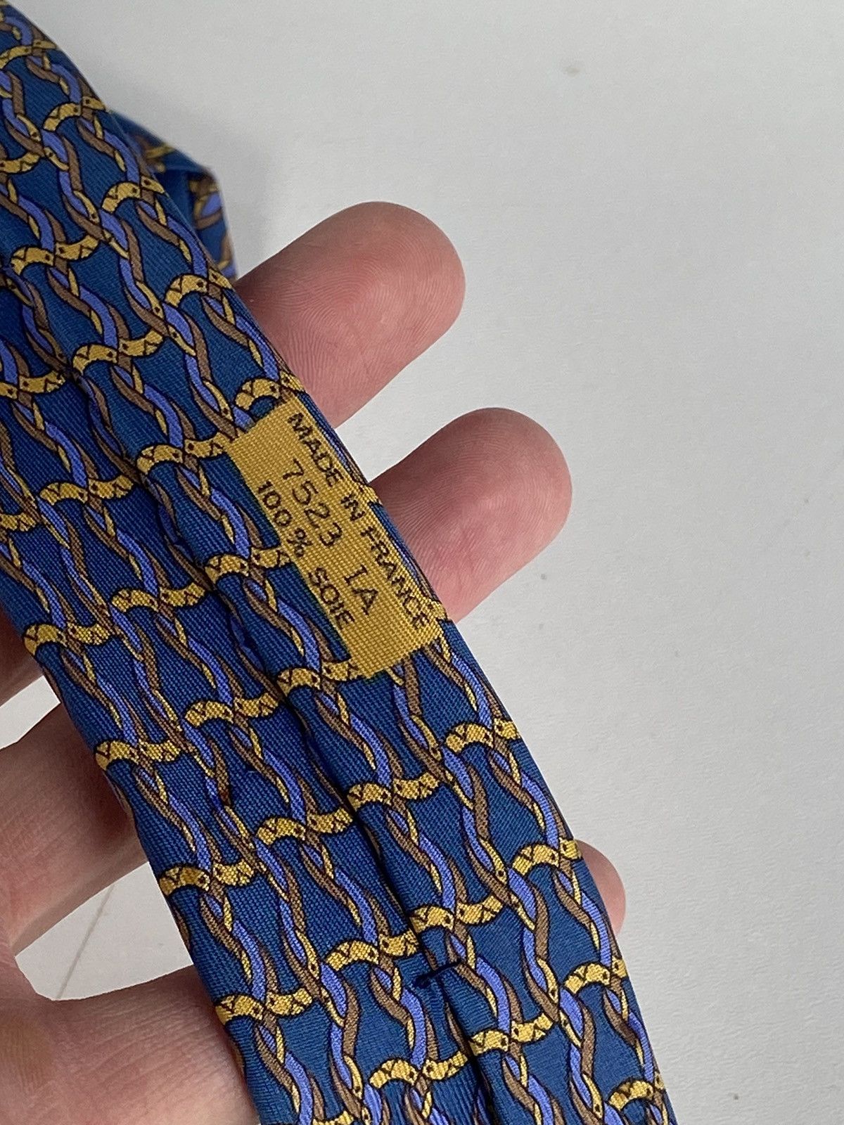 Hermes Hermes tie red 100% silk Size ONE SIZE - 12 Thumbnail