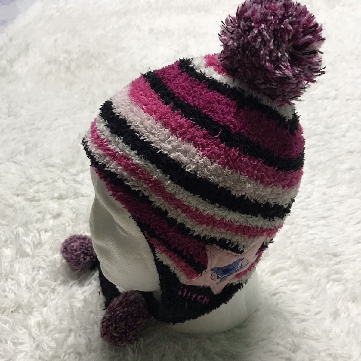 Cartoon Network Disney Stitch Snow Cap Hat Beanie Size ONE SIZE - 2 Thumbnail
