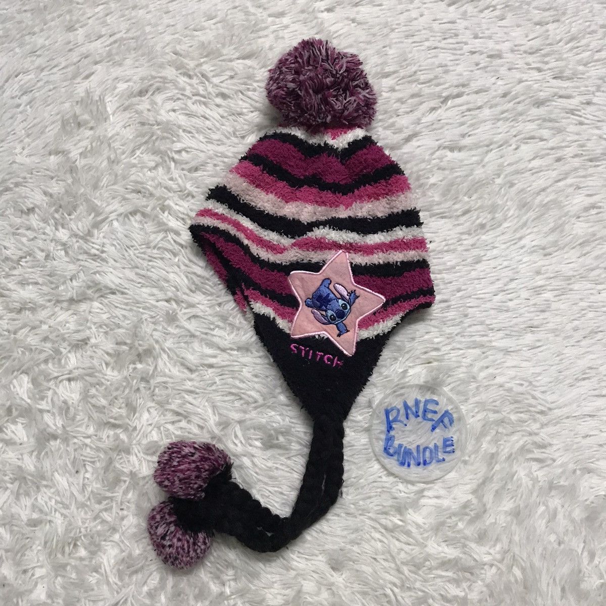 Cartoon Network Disney Stitch Snow Cap Hat Beanie Size ONE SIZE - 5 Thumbnail