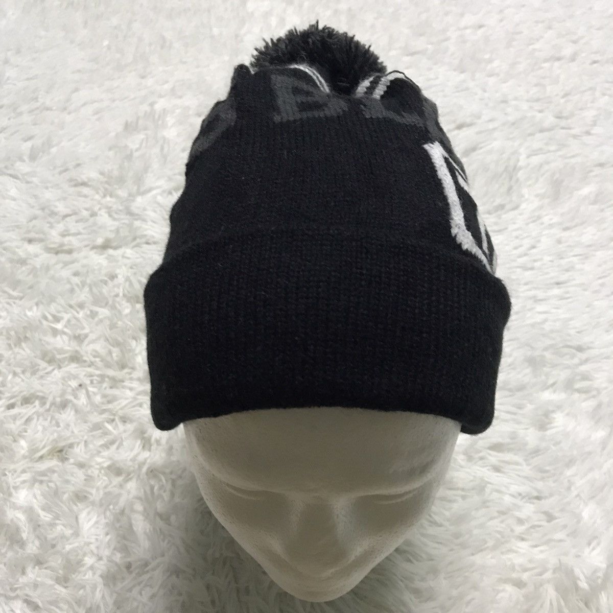 Japanese Brand Black bulldogs beanie hat snow cap Size ONE SIZE - 7 Thumbnail