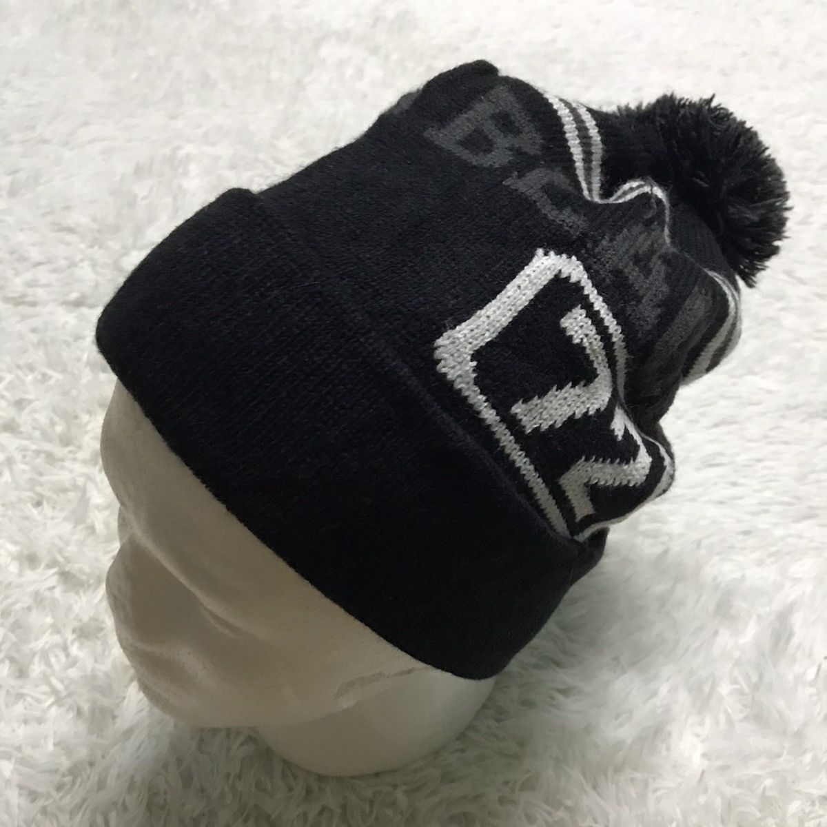 Japanese Brand Black bulldogs beanie hat snow cap Size ONE SIZE - 9 Thumbnail