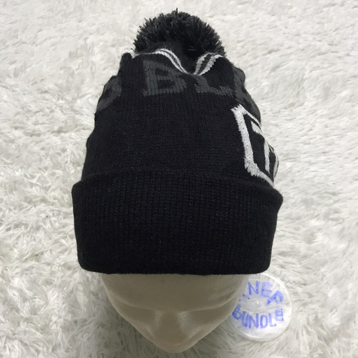 Japanese Brand Black bulldogs beanie hat snow cap Size ONE SIZE - 8 Thumbnail