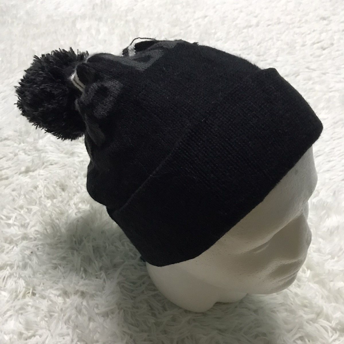 Japanese Brand Black bulldogs beanie hat snow cap Size ONE SIZE - 11 Thumbnail