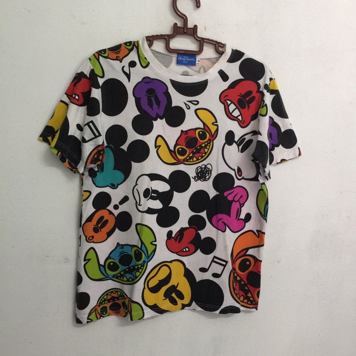 Disney × Mickey Mouse Mickey Mouse Full print Overprint TShirt Size US M / EU 48-50 / 2 - 3 Thumbnail
