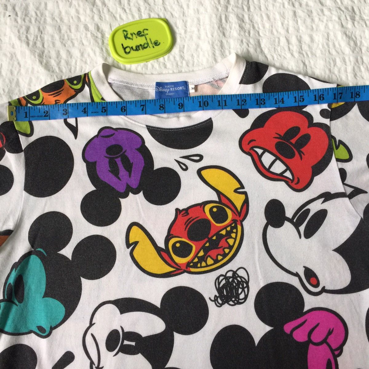 Disney × Mickey Mouse Mickey Mouse Full print Overprint TShirt Size US M / EU 48-50 / 2 - 9 Thumbnail