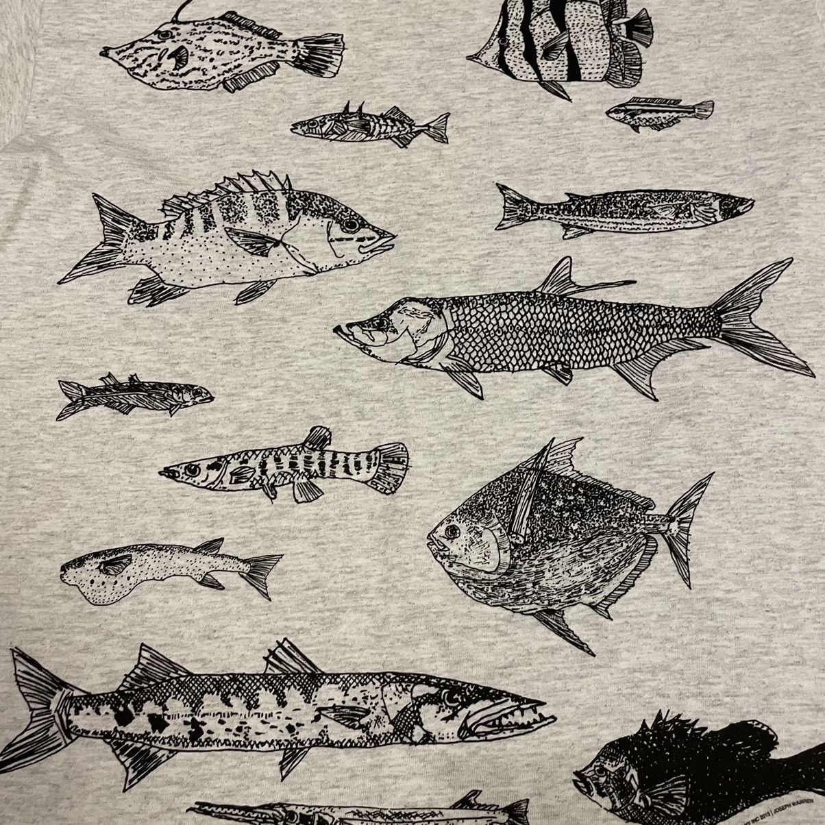 Vintage Only NY fish tee Size US M / EU 48-50 / 2 - 3 Thumbnail