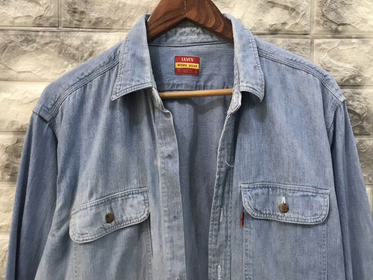 Levi's Vintage Levis Orange Tag Work Wear Size US L / EU 52-54 / 3 - 3 Thumbnail