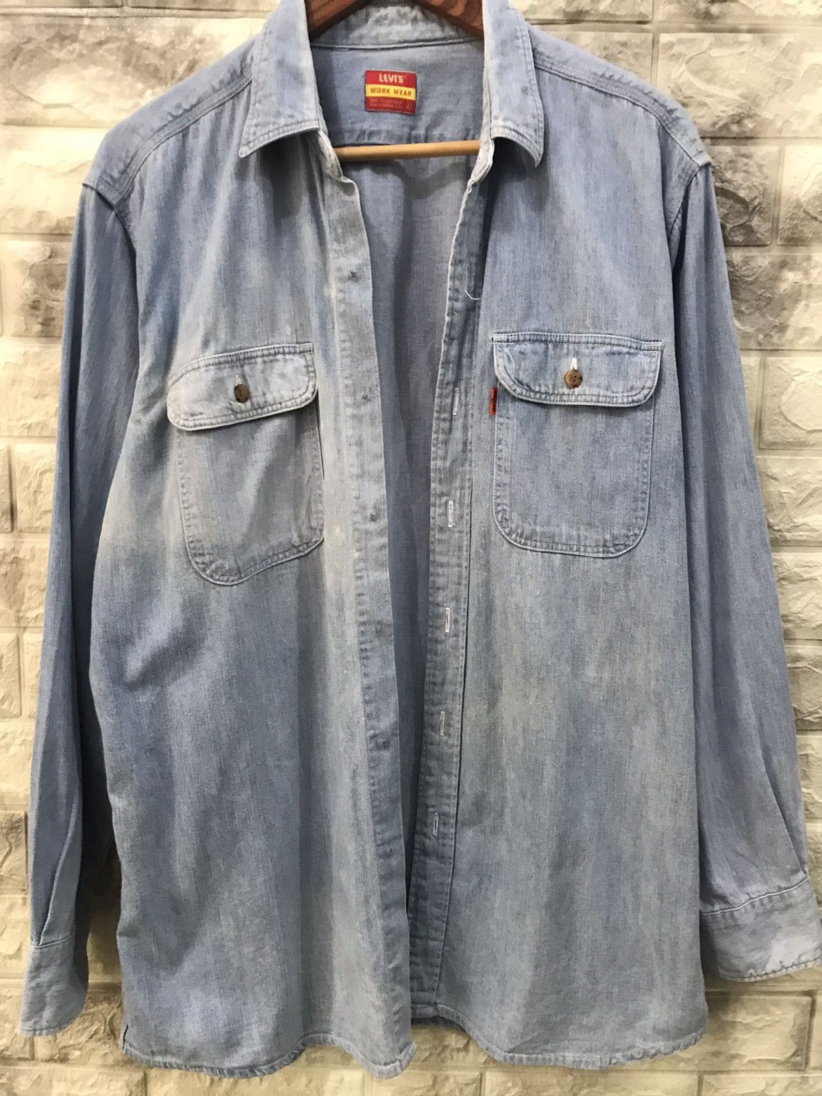 Levi's Vintage Levis Orange Tag Work Wear Size US L / EU 52-54 / 3 - 2 Thumbnail