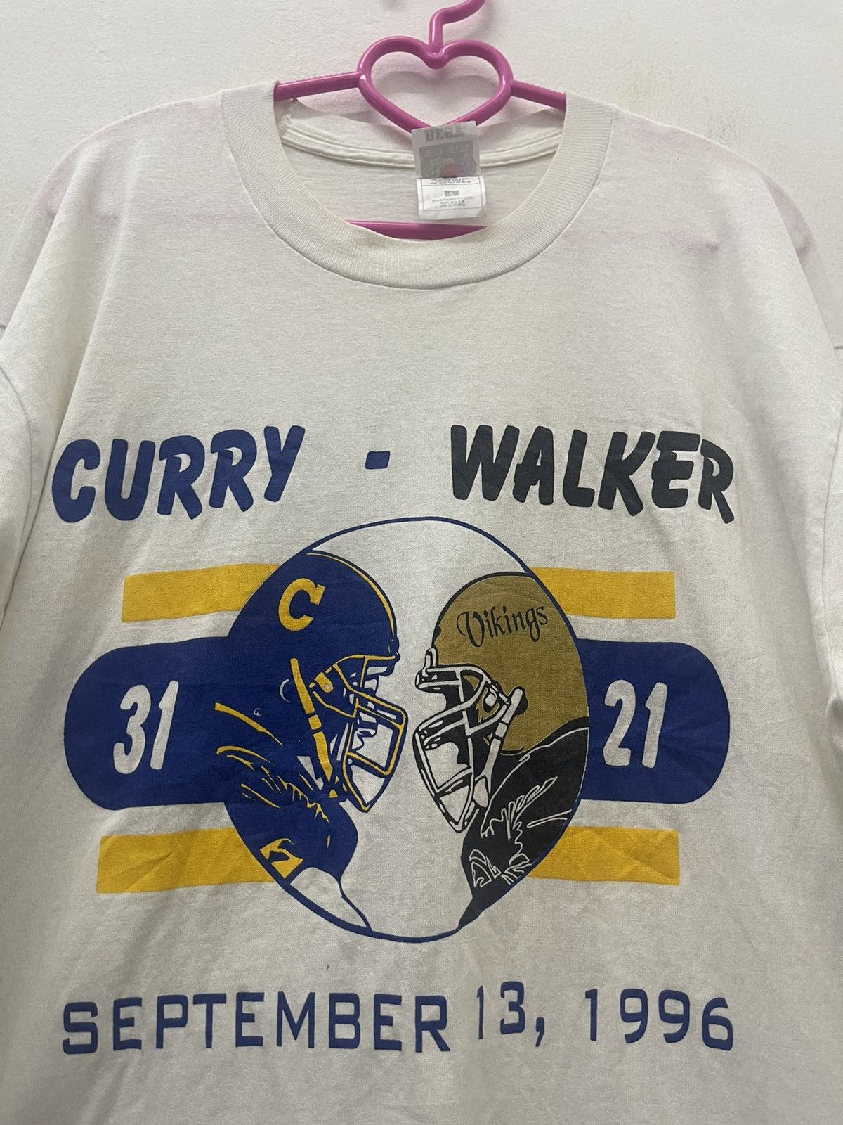 NFL Rare Vintage CURRY vs WALKER American Football Size US L / EU 52-54 / 3 - 2 Thumbnail
