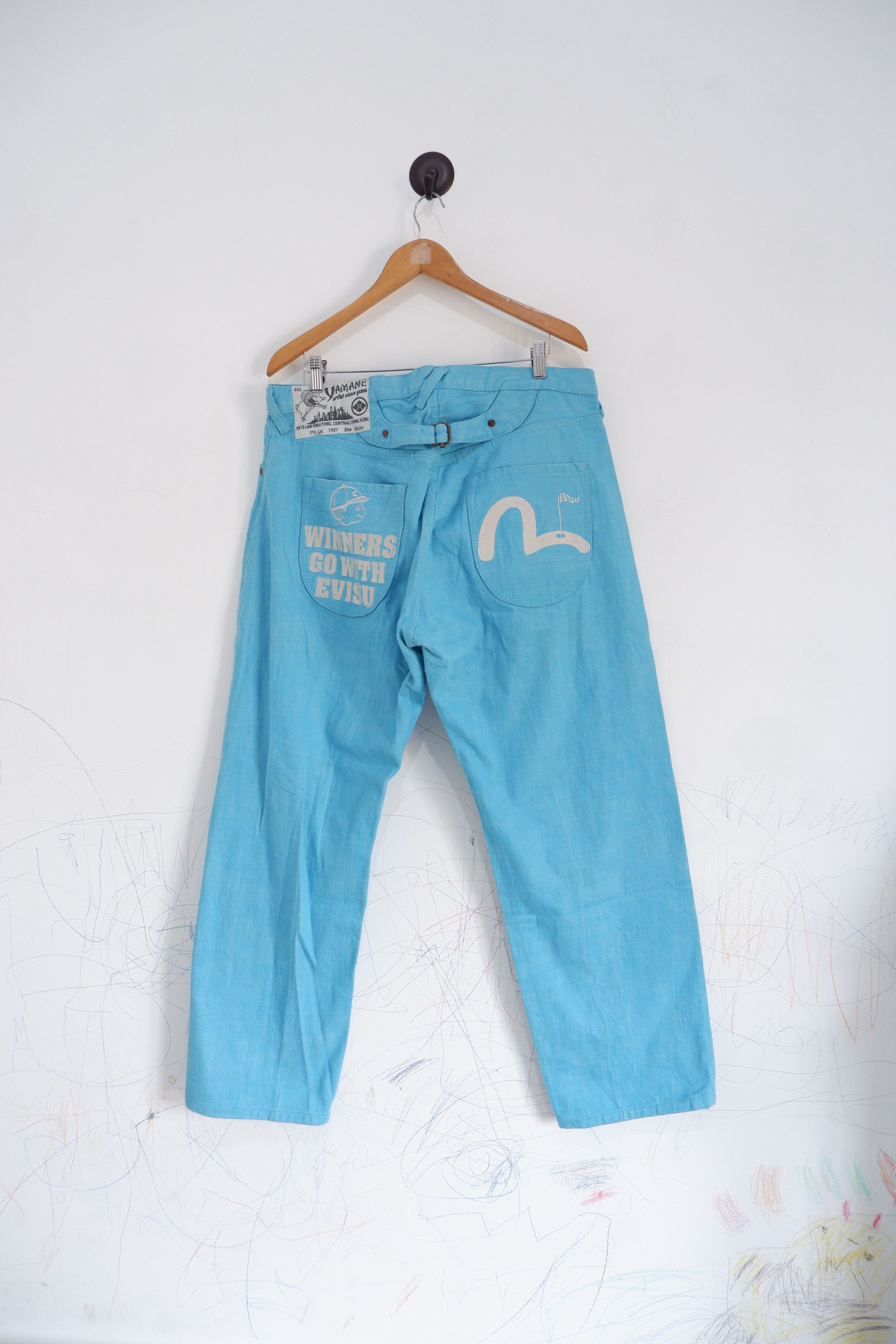 Pre-owned Evisu Yamane Blue Denim Selvedge |