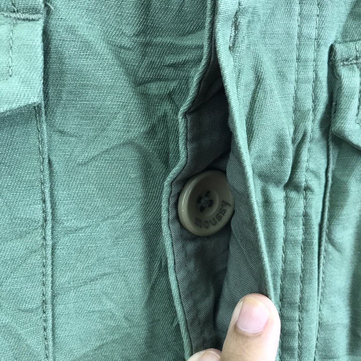 Vintage MOUSSY Japan The Company Of Strangers Army Military Jacket Size US S / EU 44-46 / 1 - 6 Thumbnail