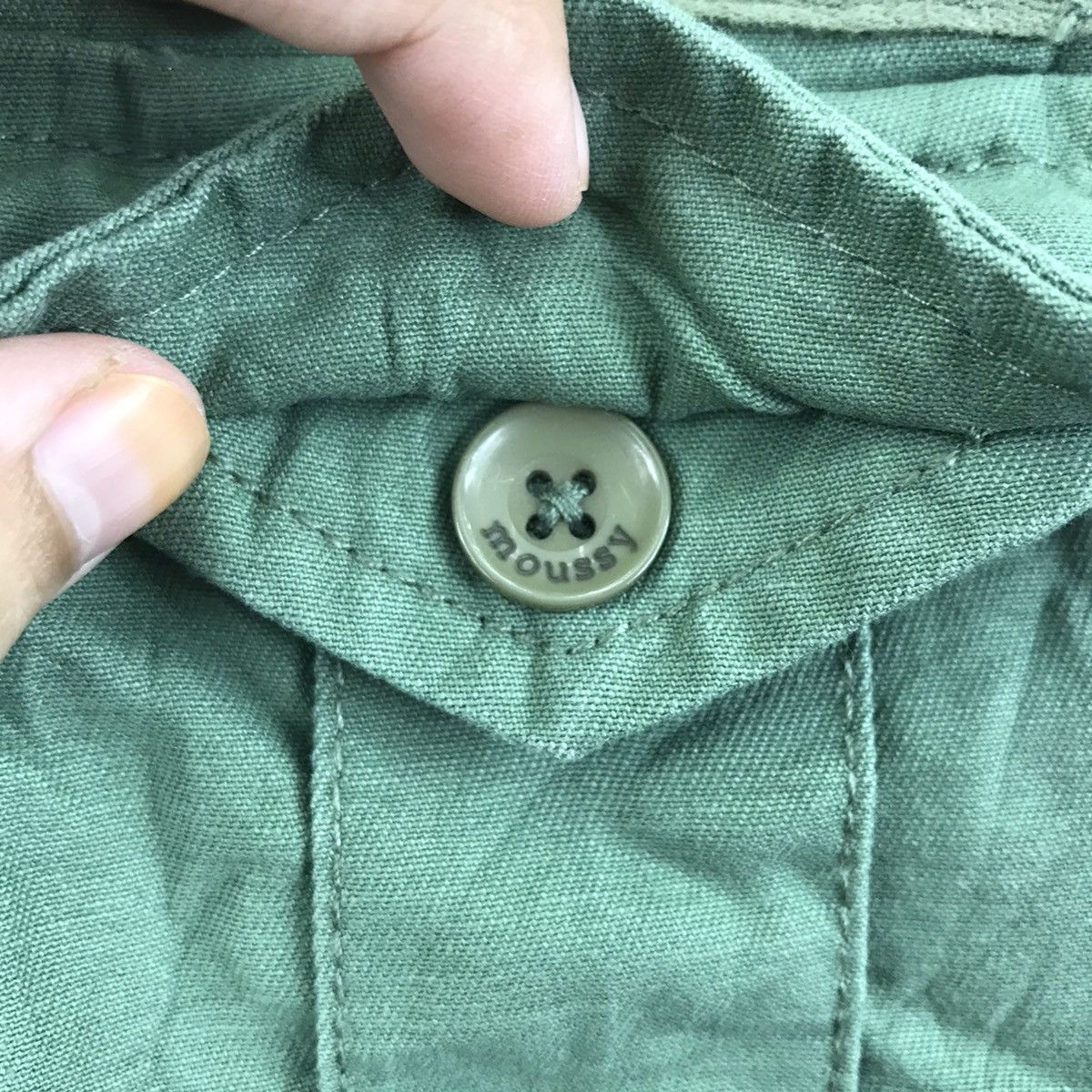 Vintage MOUSSY Japan The Company Of Strangers Army Military Jacket Size US S / EU 44-46 / 1 - 5 Thumbnail