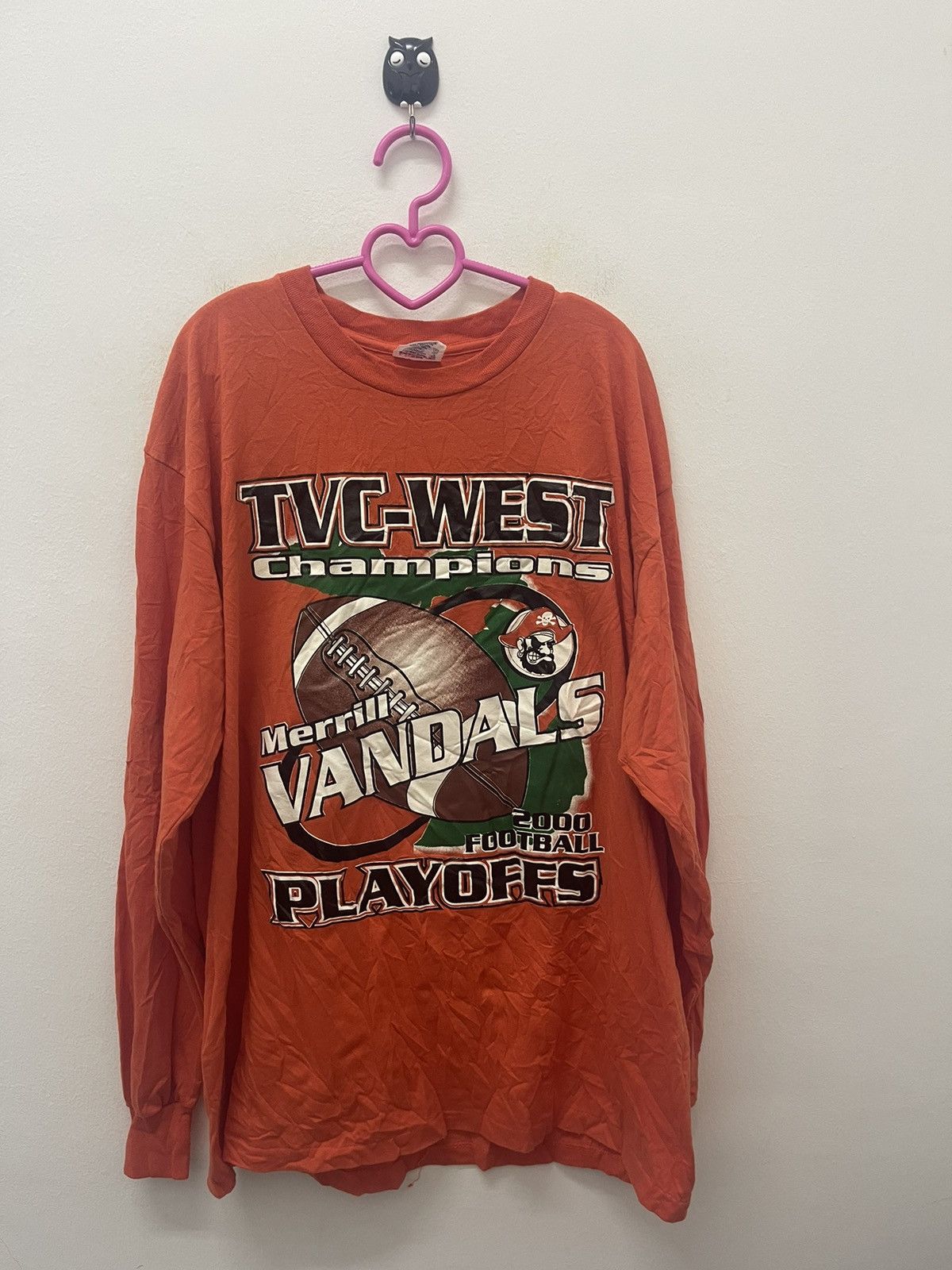 NFL Rare Vintage MERRILL VANDALS Varsity Football TVC West Champ Size US XL / EU 56 / 4 - 1 Thumbnail