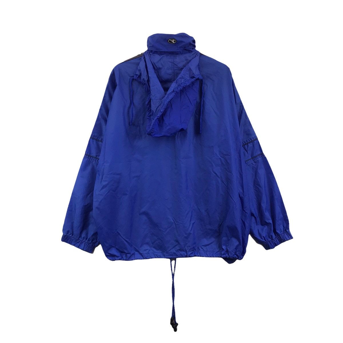Diadora DIADORA SPORTSWEAR Side Tape Blue Hooded Windbreaker Jacket Size US XXL / EU 58 / 5 - 9 Thumbnail