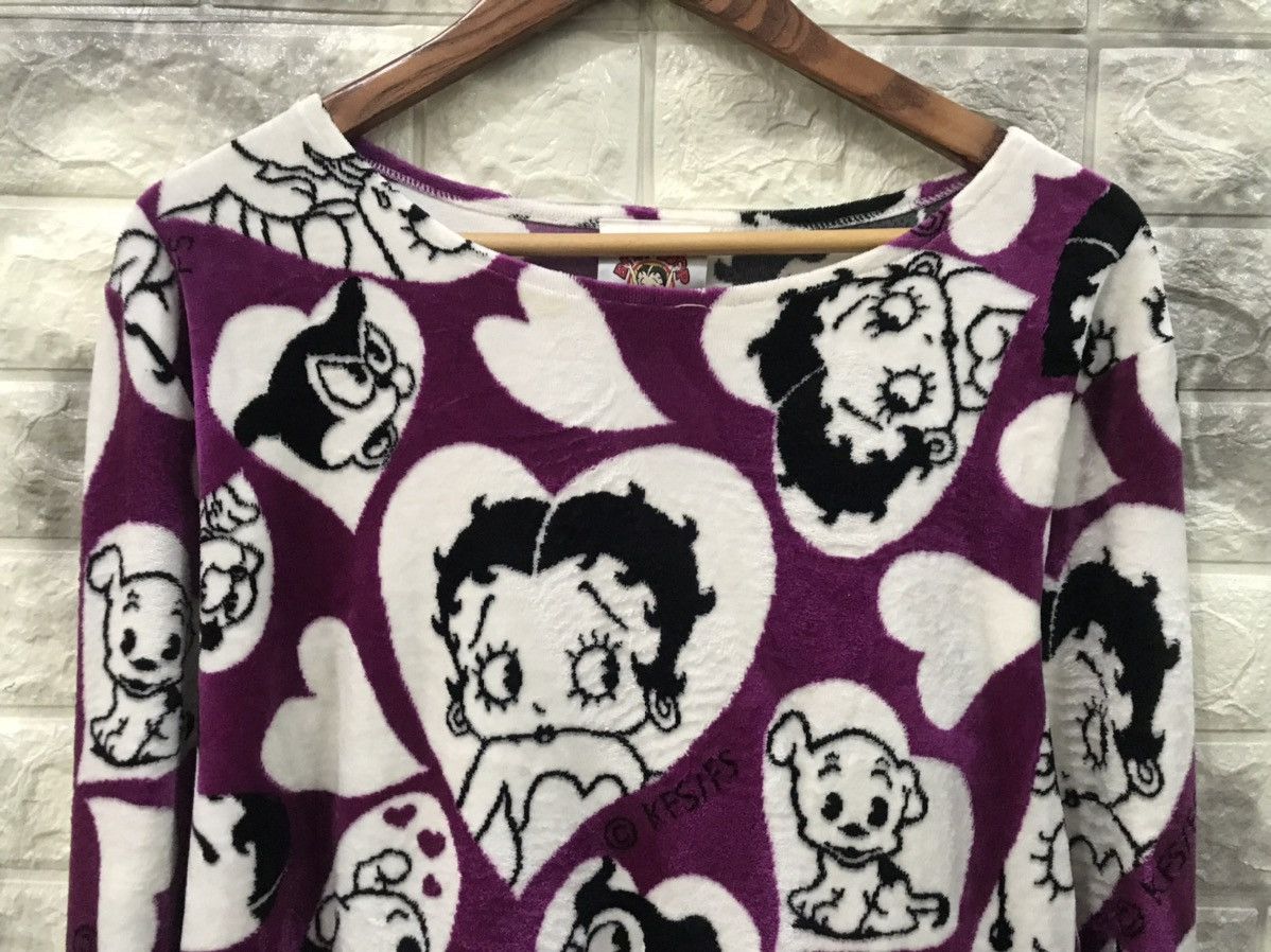 Cartoon Network × Vintage Vintage Betty Boop Fleece Wear Size M / US 6-8 / IT 42-44 - 3 Thumbnail