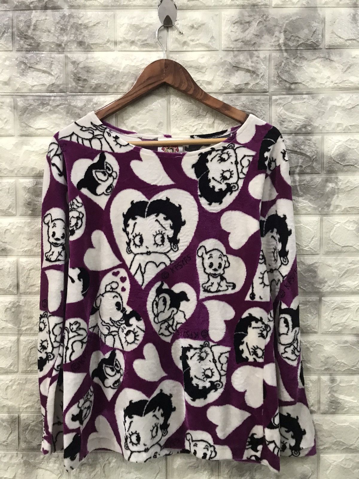 Cartoon Network × Vintage Vintage Betty Boop Fleece Wear Size M / US 6-8 / IT 42-44 - 1 Thumbnail