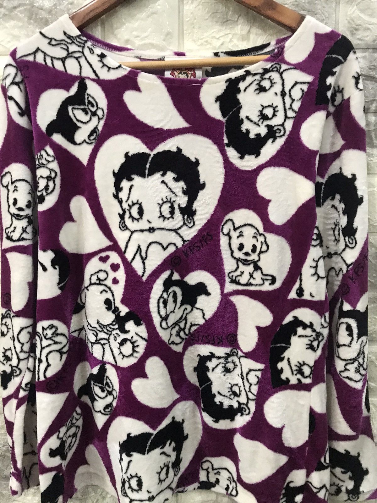 Cartoon Network × Vintage Vintage Betty Boop Fleece Wear Size M / US 6-8 / IT 42-44 - 4 Thumbnail