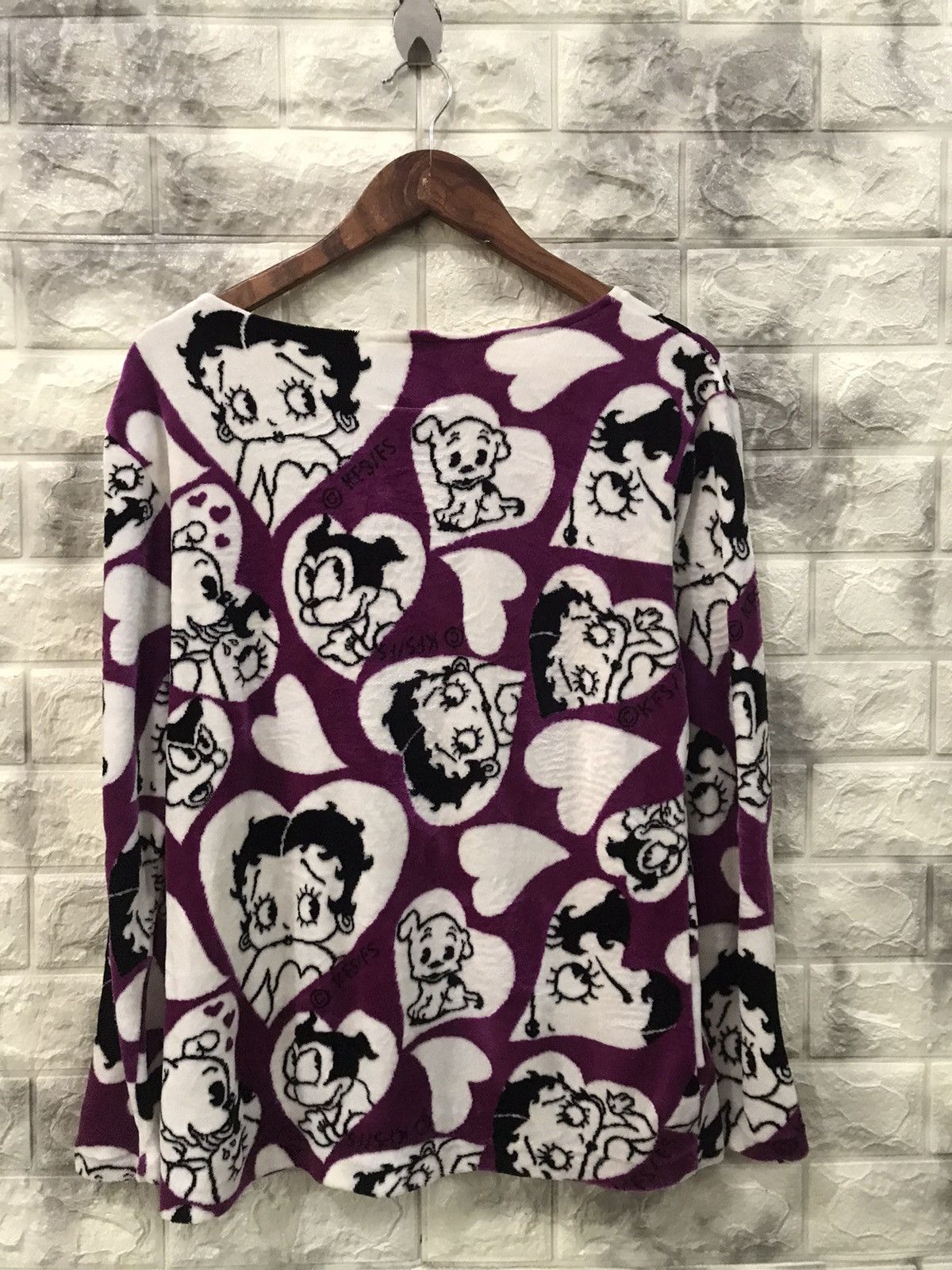 Cartoon Network × Vintage Vintage Betty Boop Fleece Wear Size M / US 6-8 / IT 42-44 - 2 Thumbnail