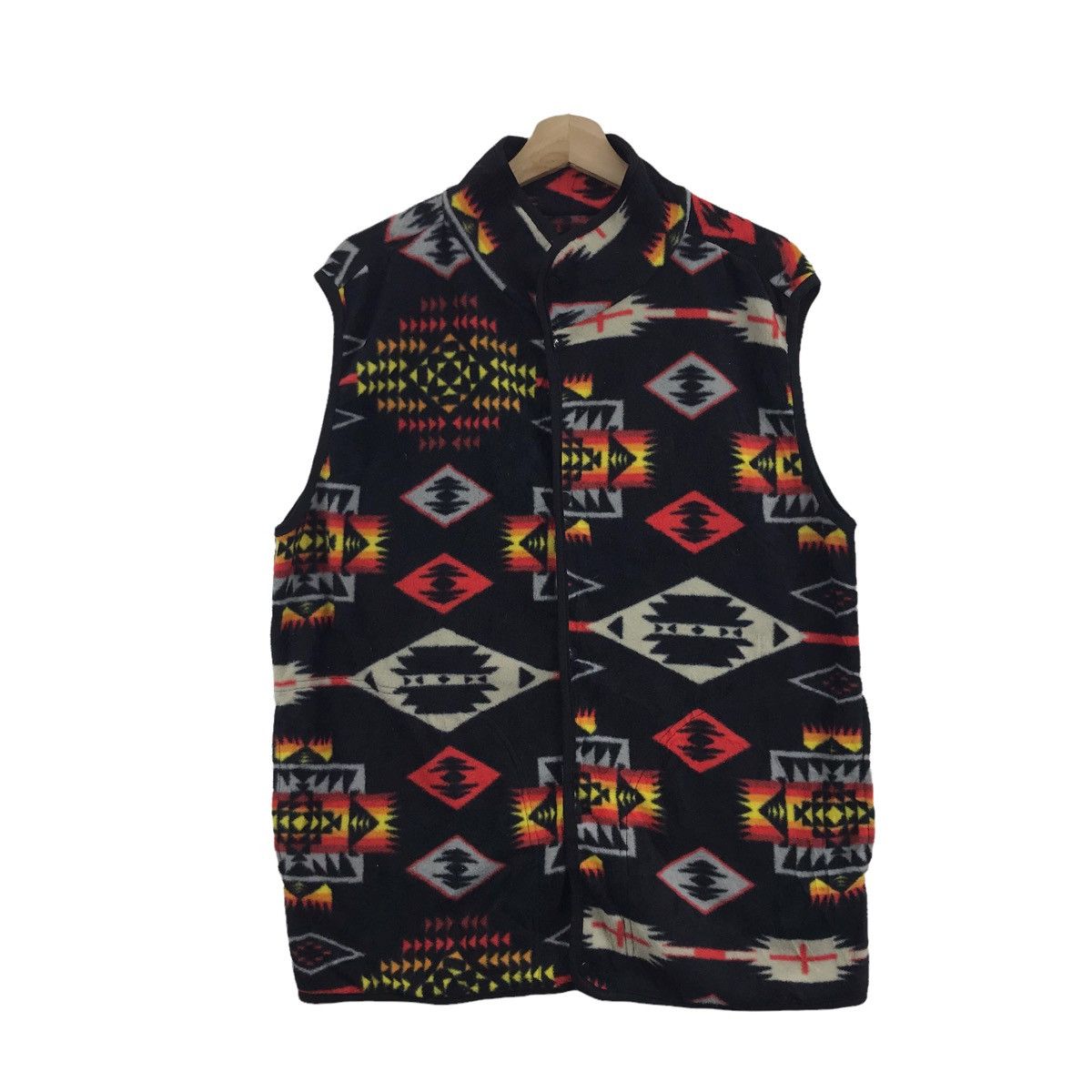 Japanese Brand Japanese Brand Navajo Aztec Native Fleece Vest Jacket Size US L / EU 52-54 / 3 - 1 Thumbnail